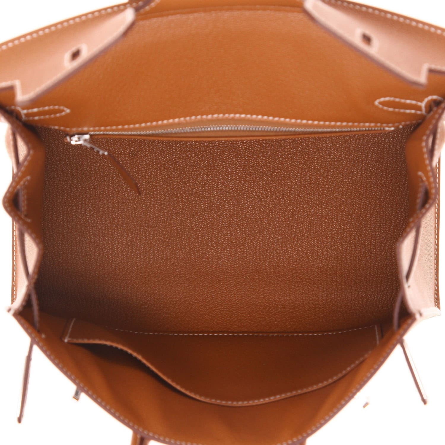 Sac à main Hermès Birkin 25 cm en cuir epsom gold – État comme neuf