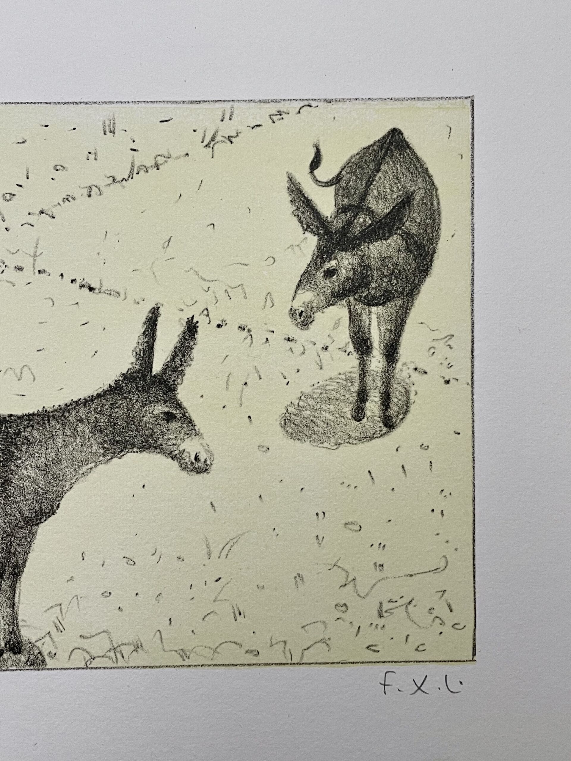 « Les Ânes » par François-Xavier Lalanne : Une Réflexion Poétique sur l’Intelligence Animale
