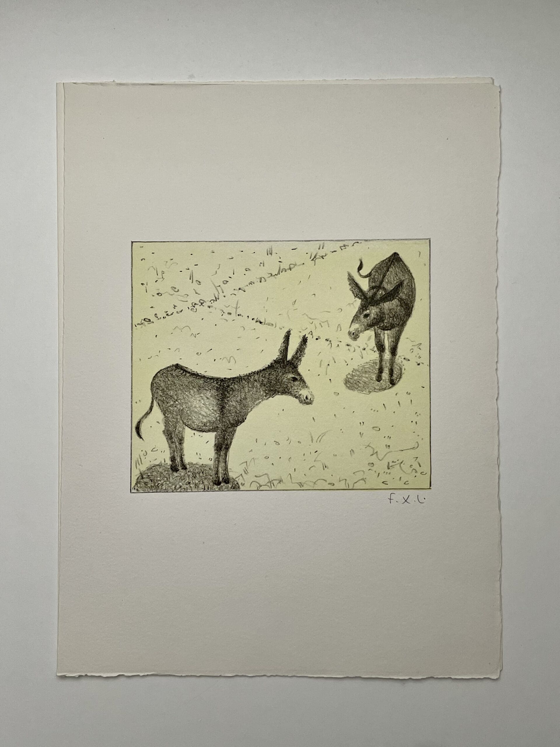 « Les Ânes » par François-Xavier Lalanne : Une Réflexion Poétique sur l’Intelligence Animale