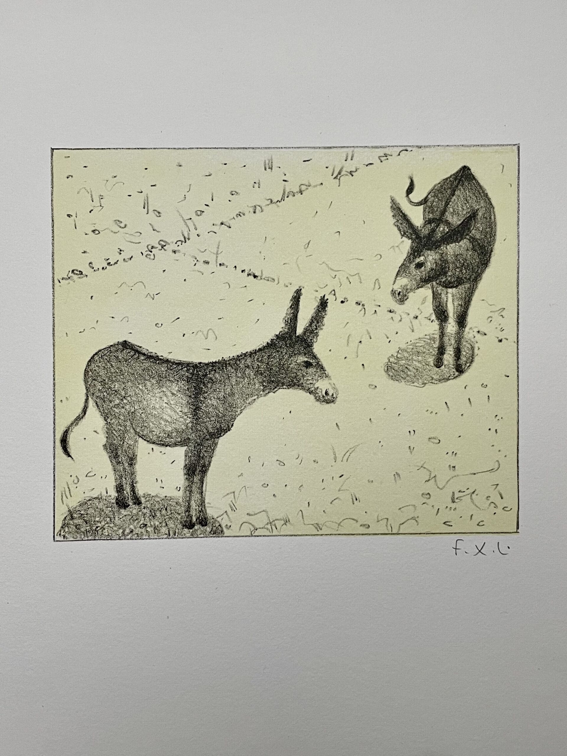 « Les Ânes » par François-Xavier Lalanne : Une Réflexion Poétique sur l’Intelligence Animale