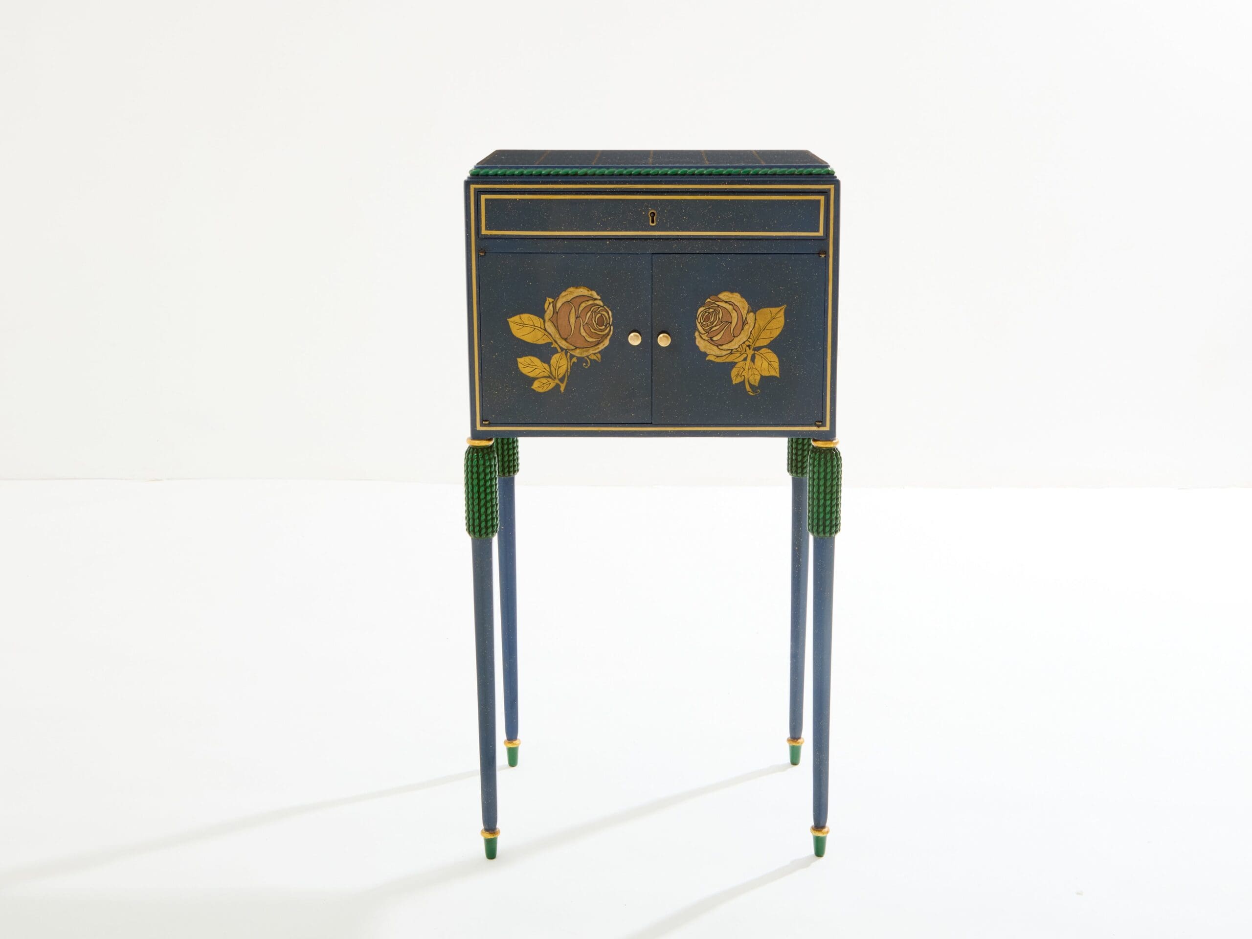 Petit cabinet en bois peint, Paul Follot, 1920