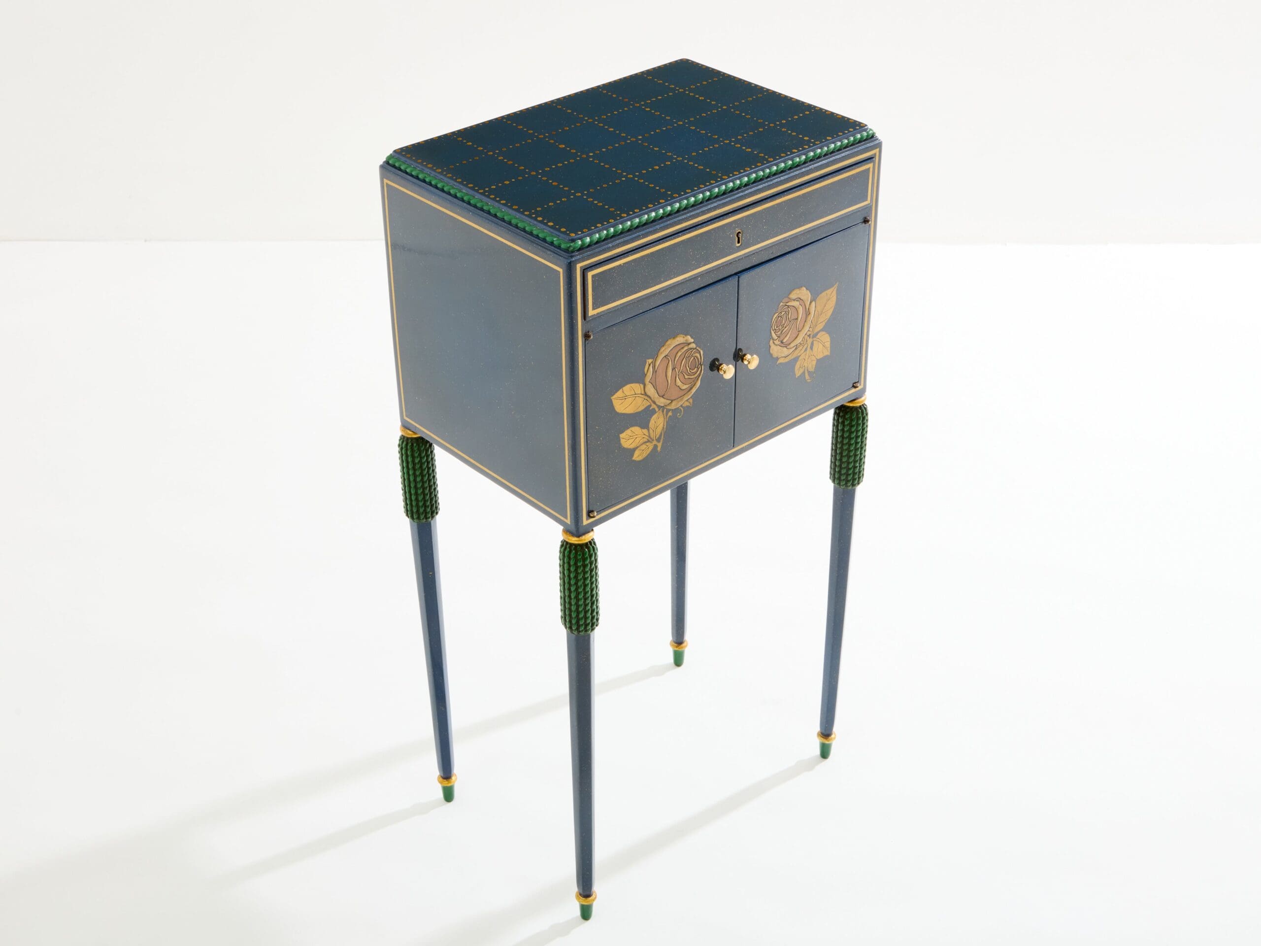 Petit cabinet en bois peint, Paul Follot, 1920