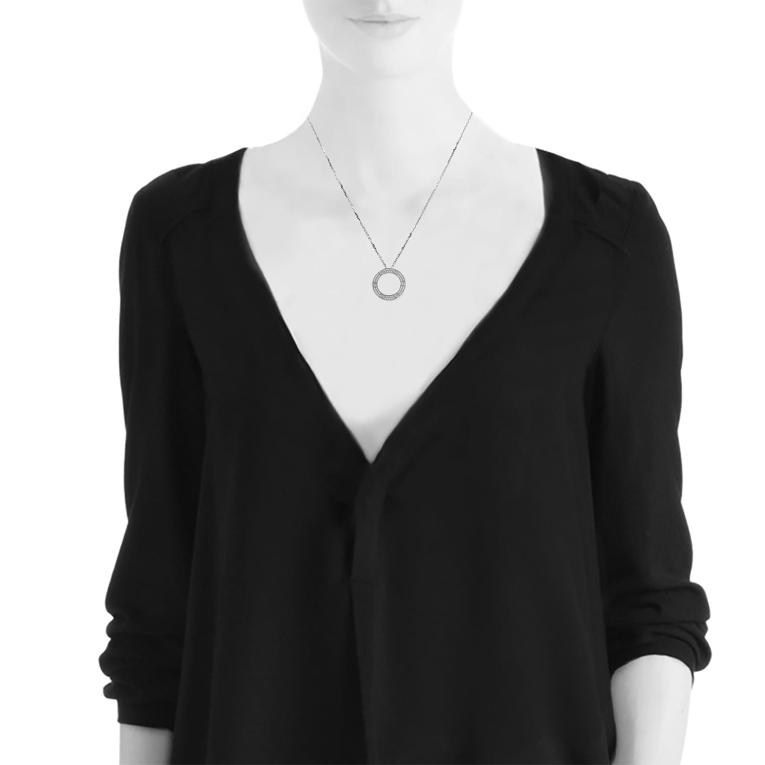 Collier Cartier Love Pavé en Or Blanc et Diamants : Élégance et Intemporalité