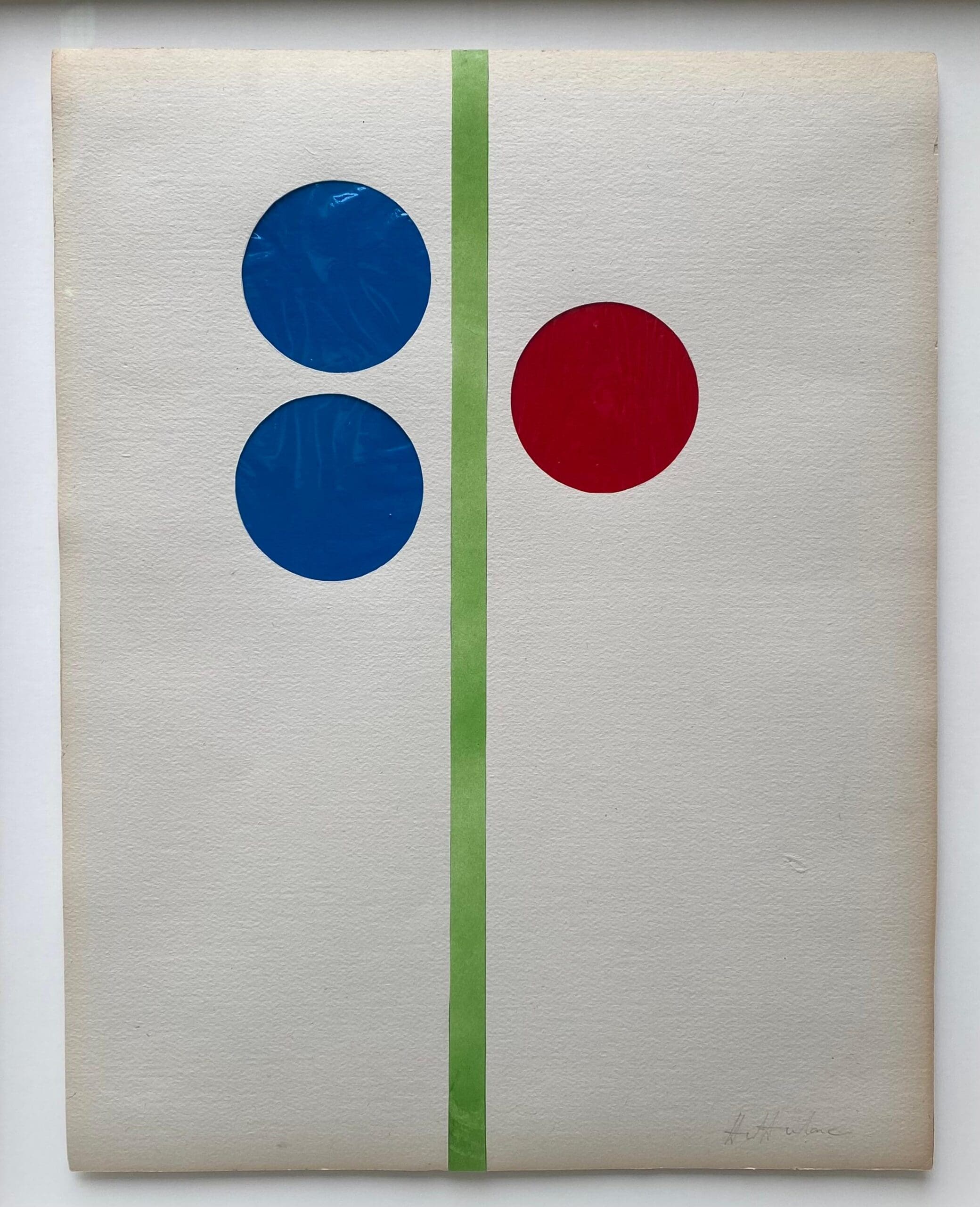 Composition en Plastique Froissé par Albert Chubac – Circa 1960-70