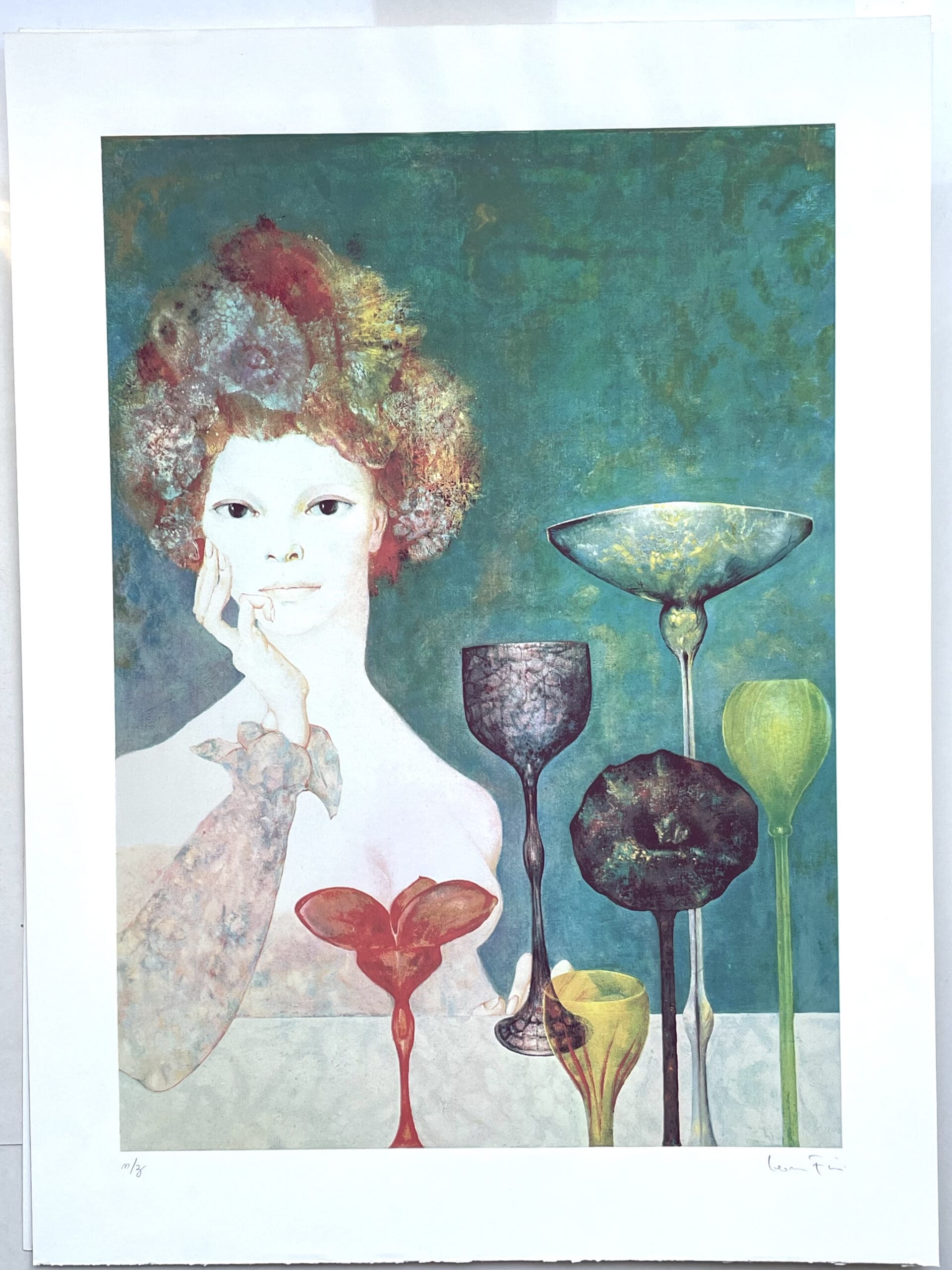 Leonor Fini、PORTRAIT、海外版超希少レゾネ、新品額付 Rare self-portrait by Leonor Fini – Signed and numbered
