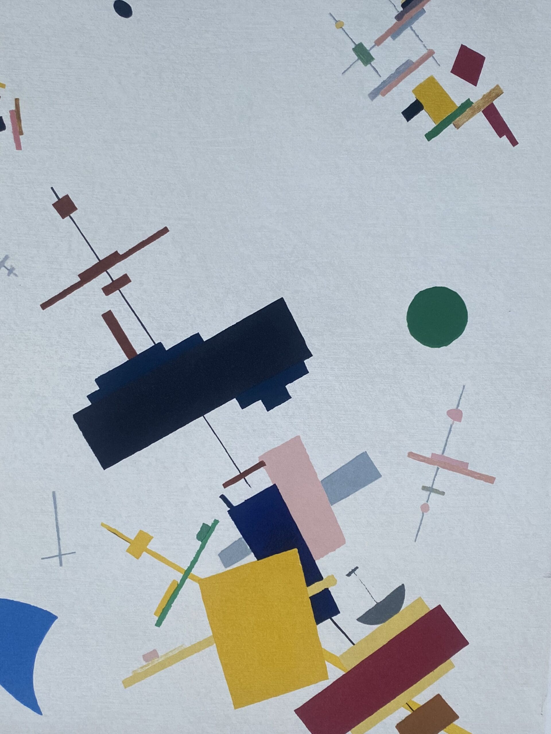Kasimir Malevitch – « Composition Suprématiste » (1916) – Lithographie c. 1980