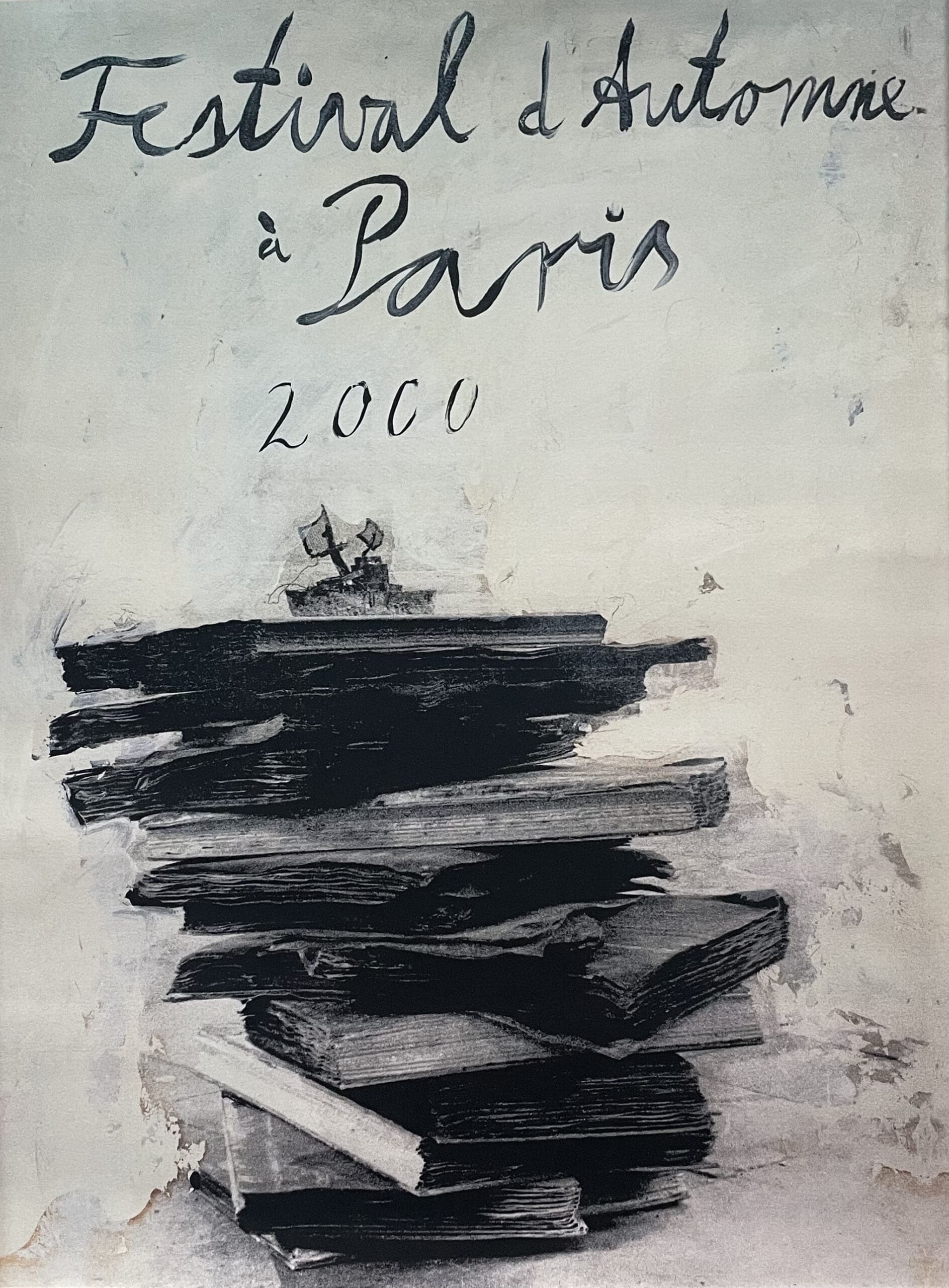 Sérigraphie signée sur papier d’Anselm Kiefer, Festival d’Automne à Paris (2000)