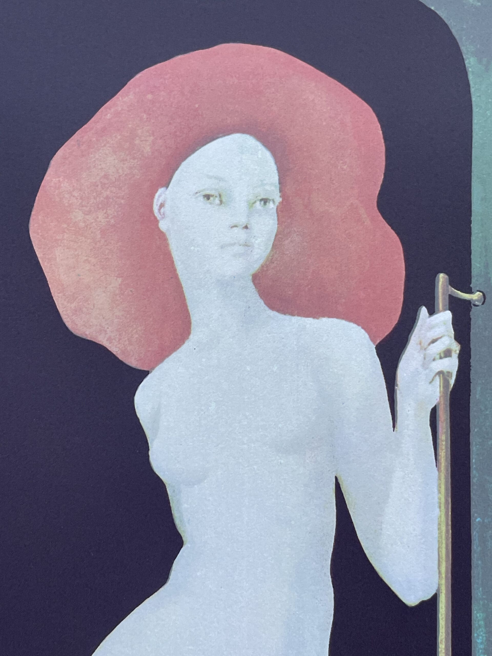 Sérigraphie Rare de Leonor Fini, Circa 1970 – Vesper Express