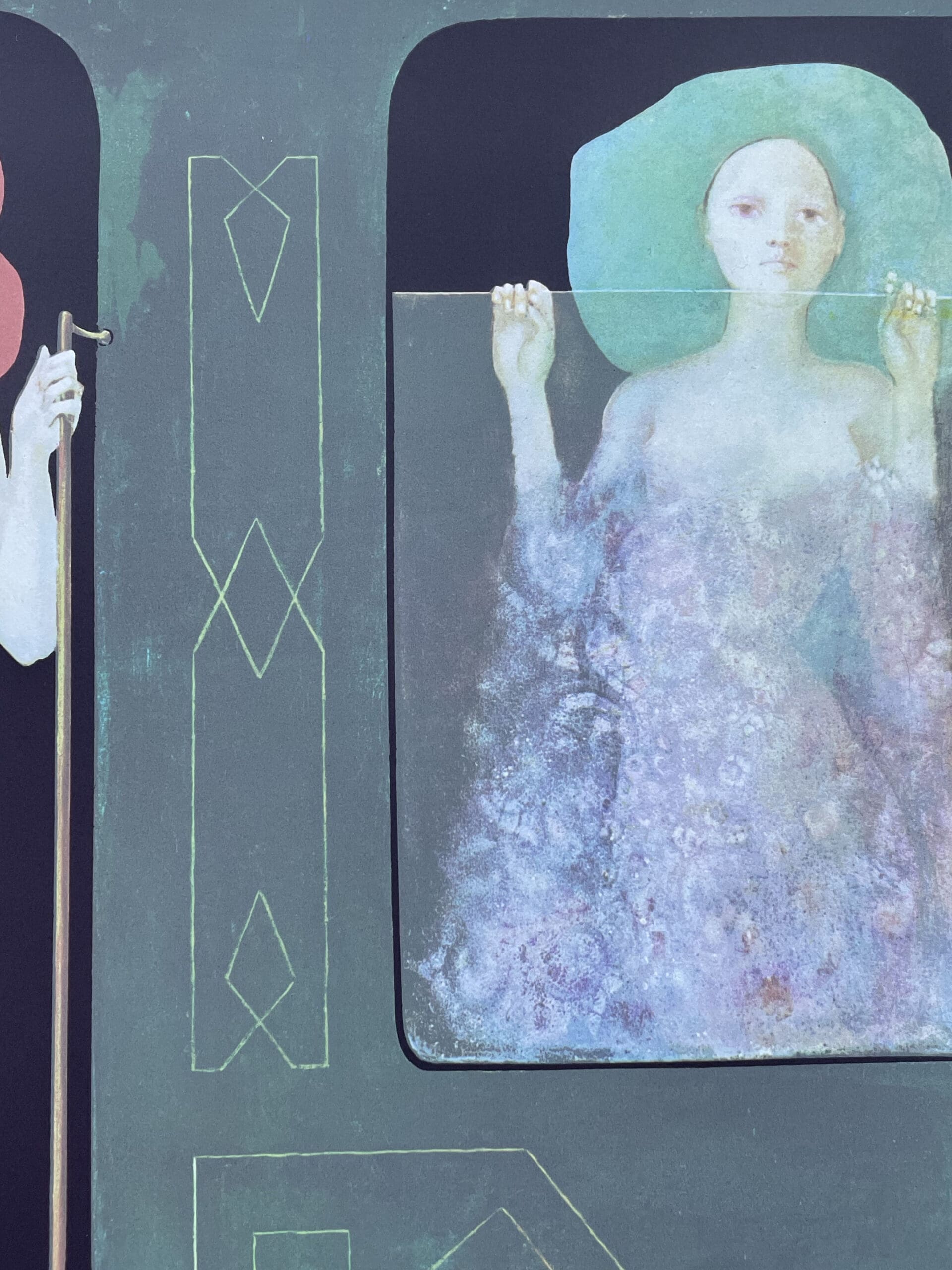 Sérigraphie Rare de Leonor Fini, Circa 1970 – Vesper Express