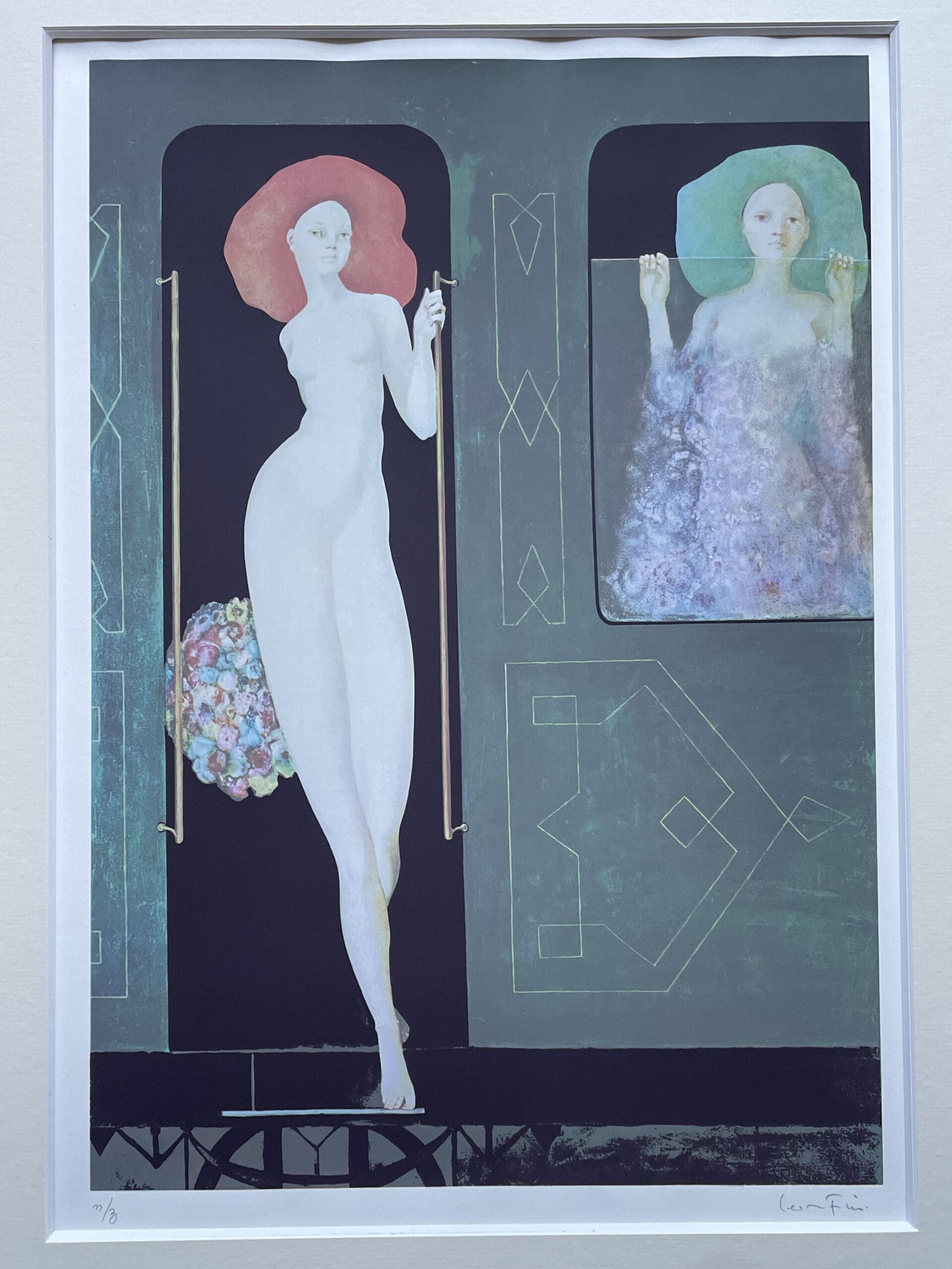 Sérigraphie Rare de Leonor Fini, Circa 1970 – Vesper Express