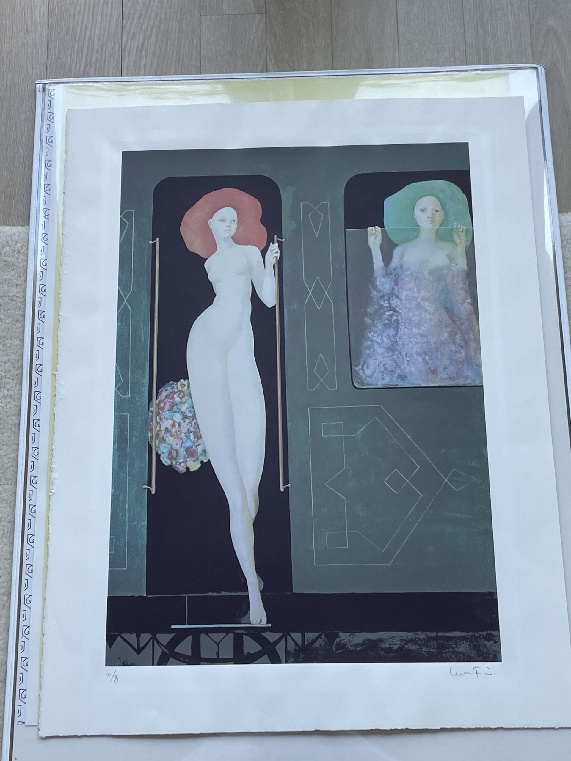 Sérigraphie Rare de Leonor Fini, Circa 1970 – Vesper Express