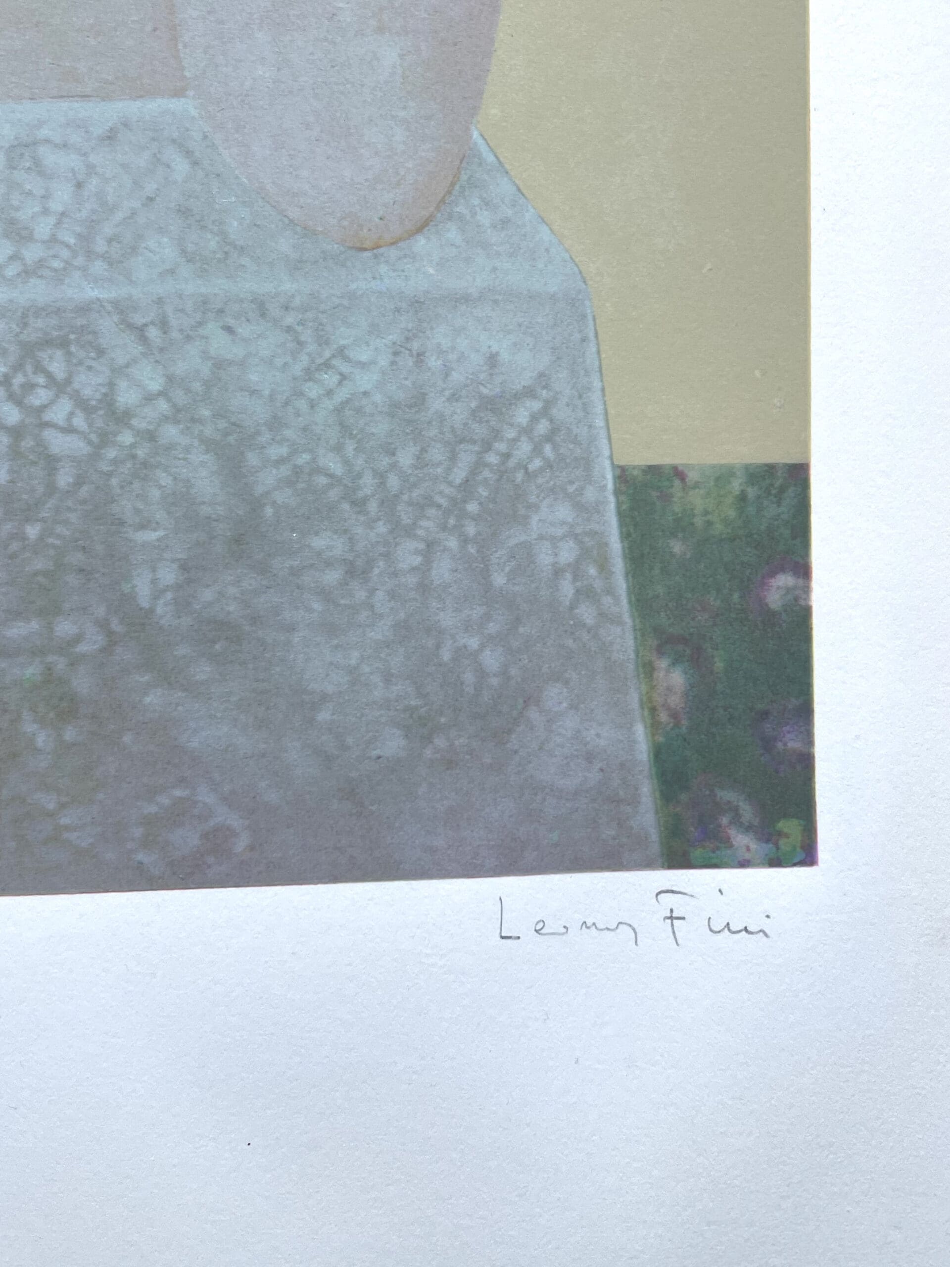 Sérigraphie Rare de Leonor Fini, Circa 1970 – Les Chapeaux Fleuris