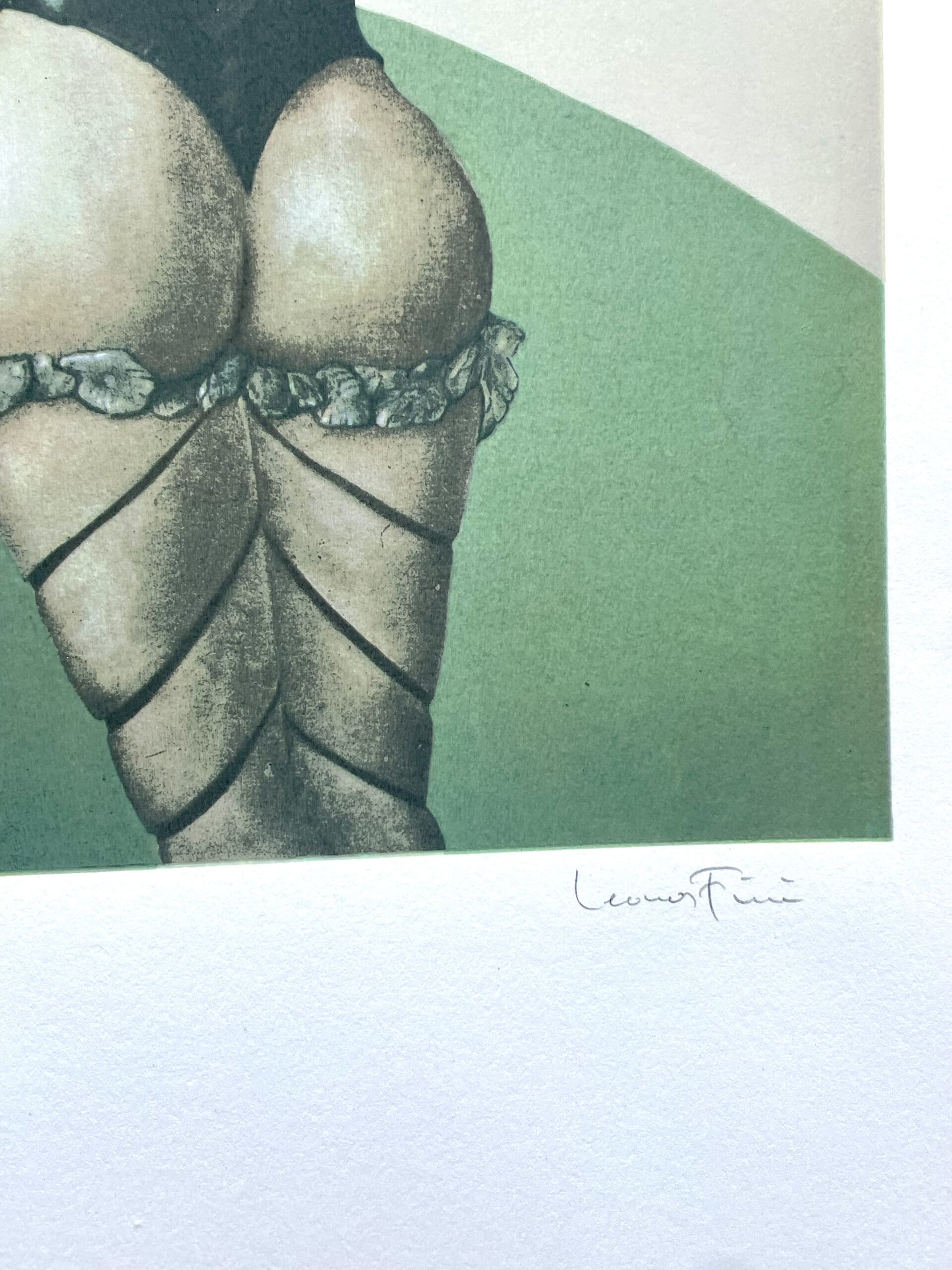 Sérigraphie Rare de Leonor Fini, Circa 1970 – La Leçon de Botanique