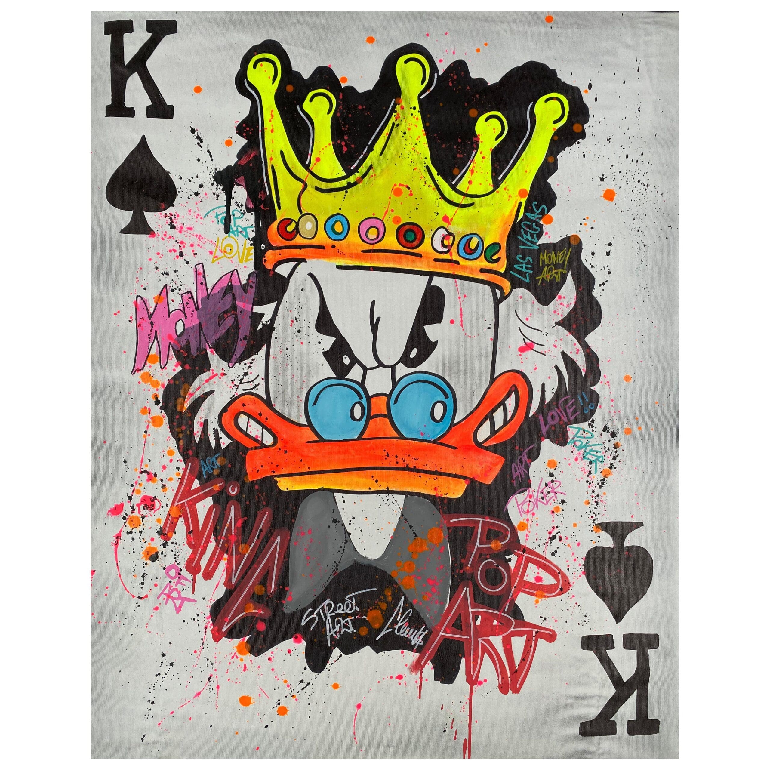 Picsou – Roi de Pique par Clem$ – Une œuvre royale et percutante