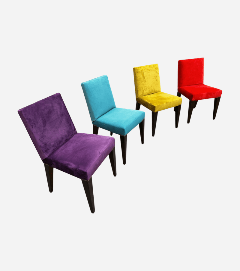 Chaises Gala par Philippe Hurel ( reste 2)  – Élégance intemporelle et design des années 1980