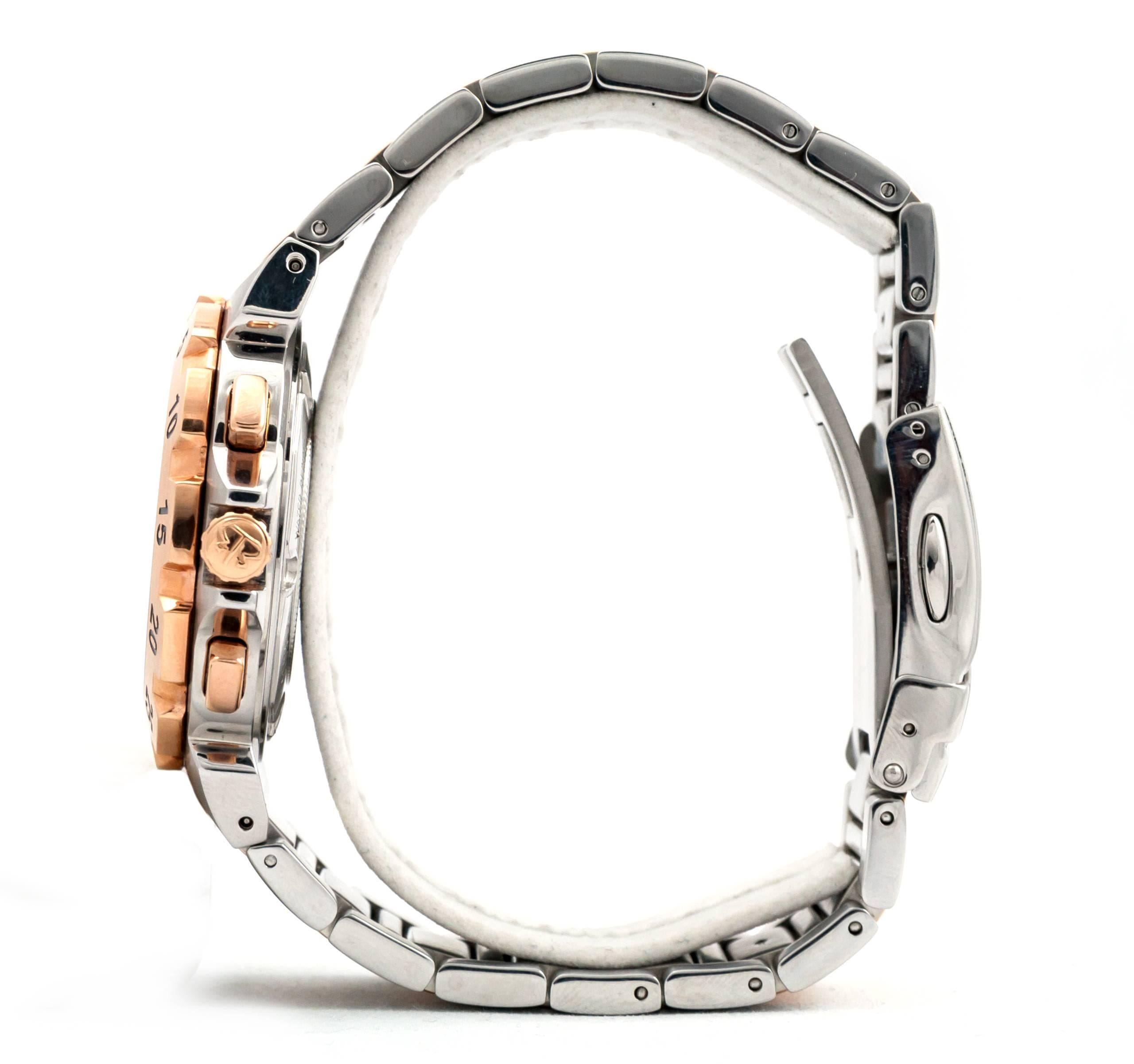 Montre Chrono Burrett en Acier et Orb