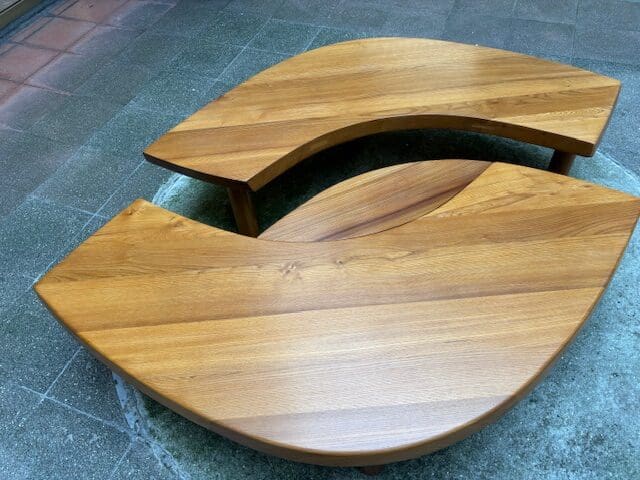 Table Basse Modulable T22 « Oeil » par Pierre Chapo, 1972