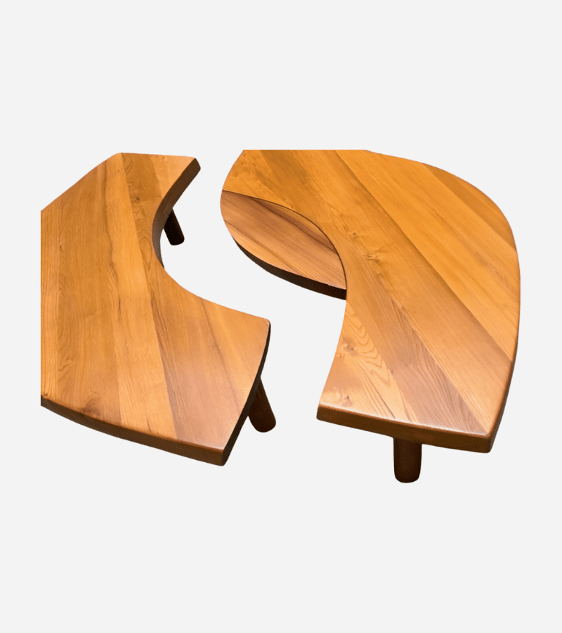 Table Basse Modulable T22 « Oeil » par Pierre Chapo, 1972