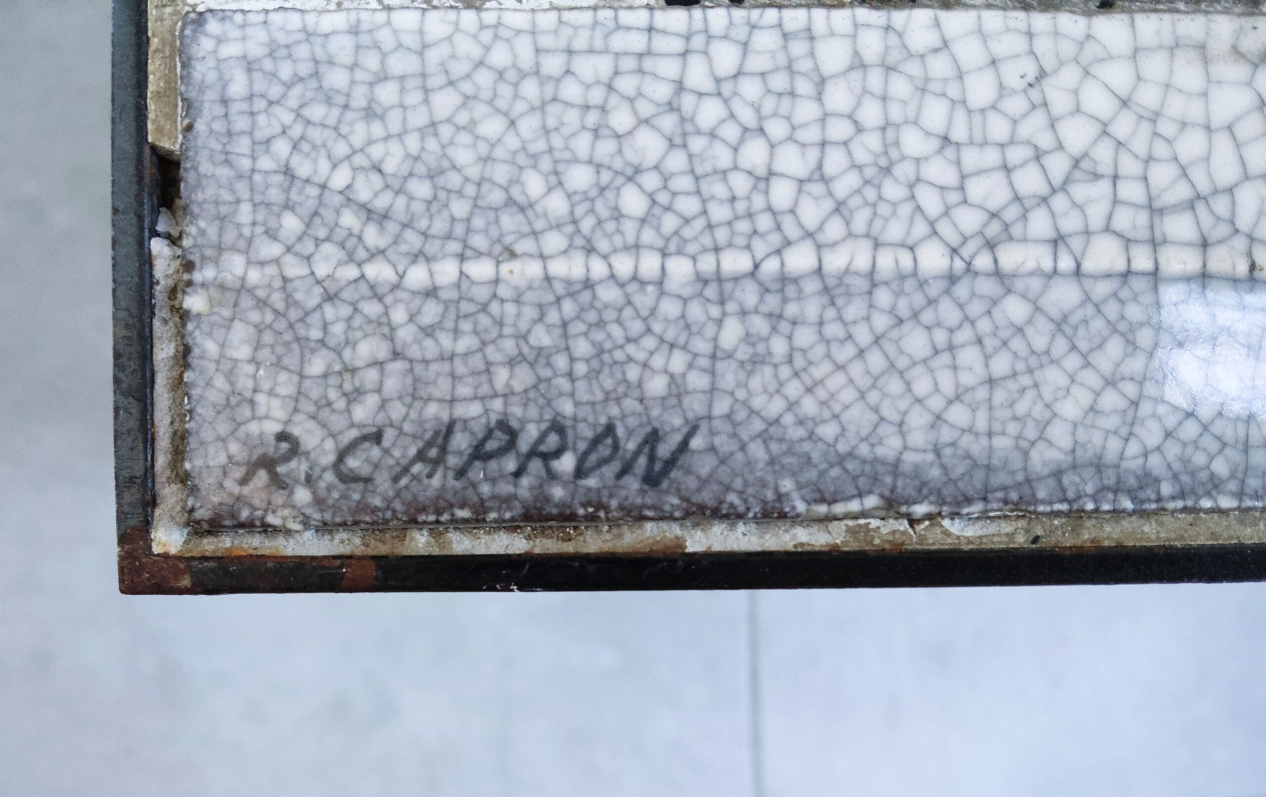 Table basse « Soleil » Roger Capron – Céramique et métal (1975)