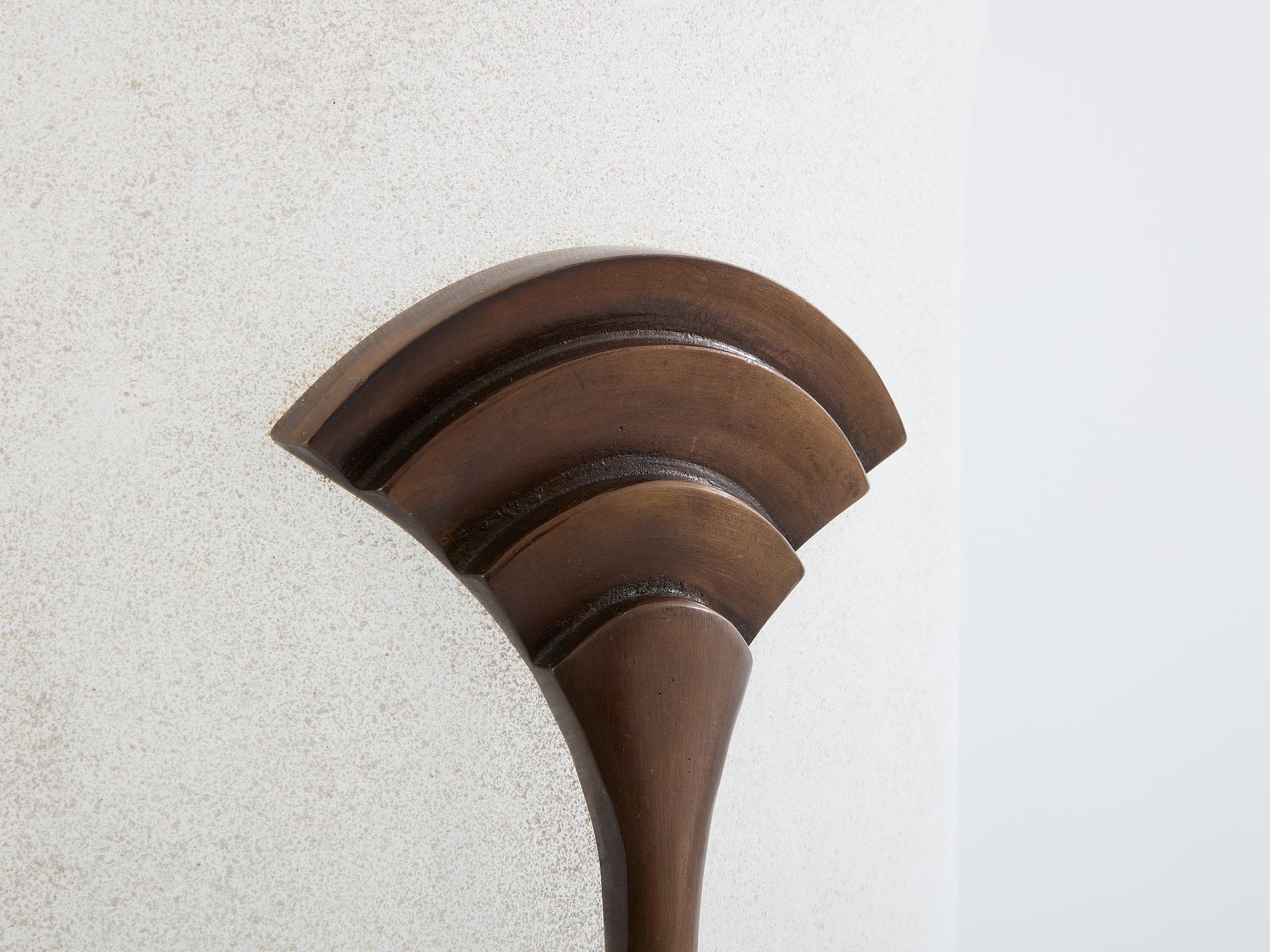 Grand vase Art Déco en verre dépoli de Karl Springer pour Seguso (1980)