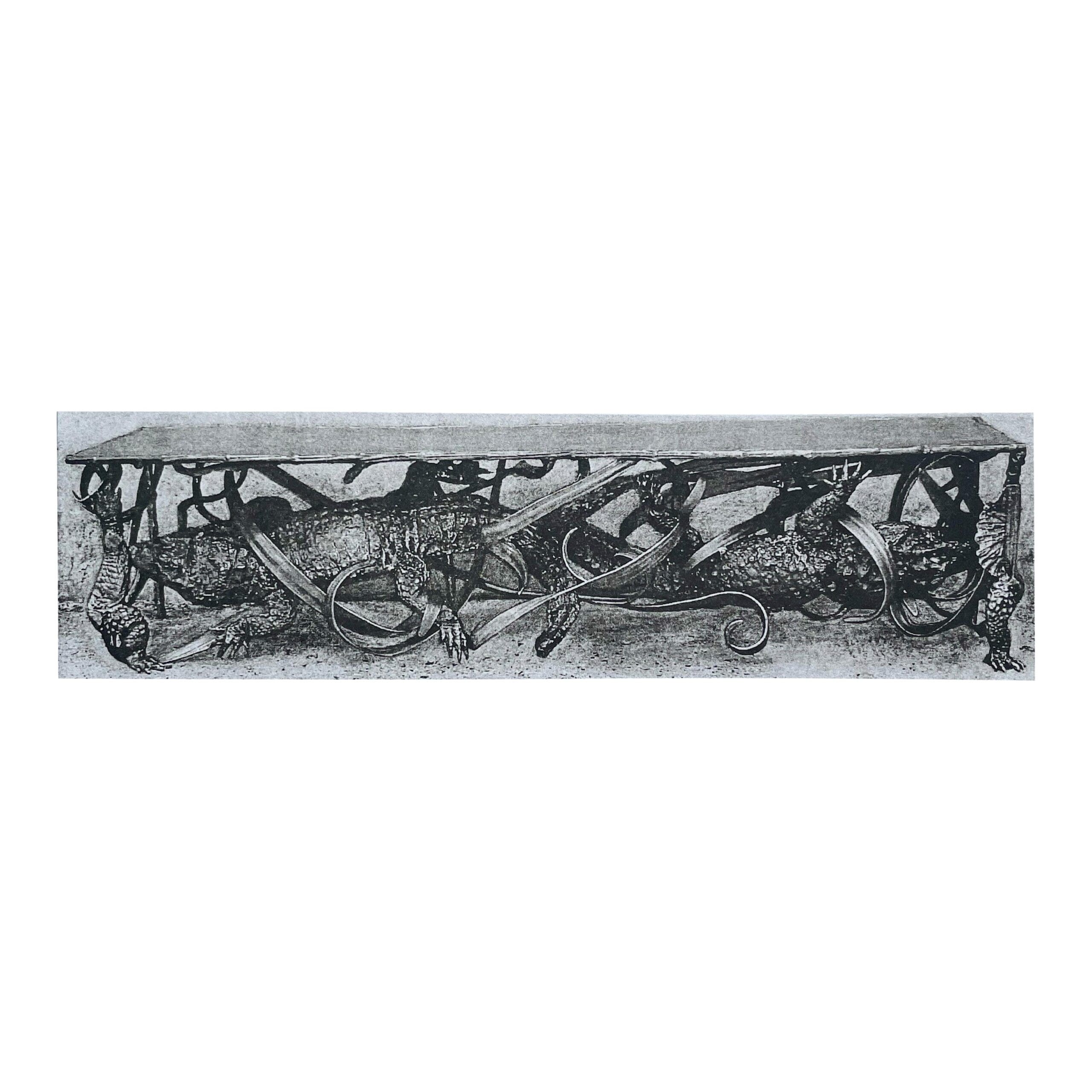 Estampe Claude Lalanne – La Société des Crocodiles – Édition Limitée 2005