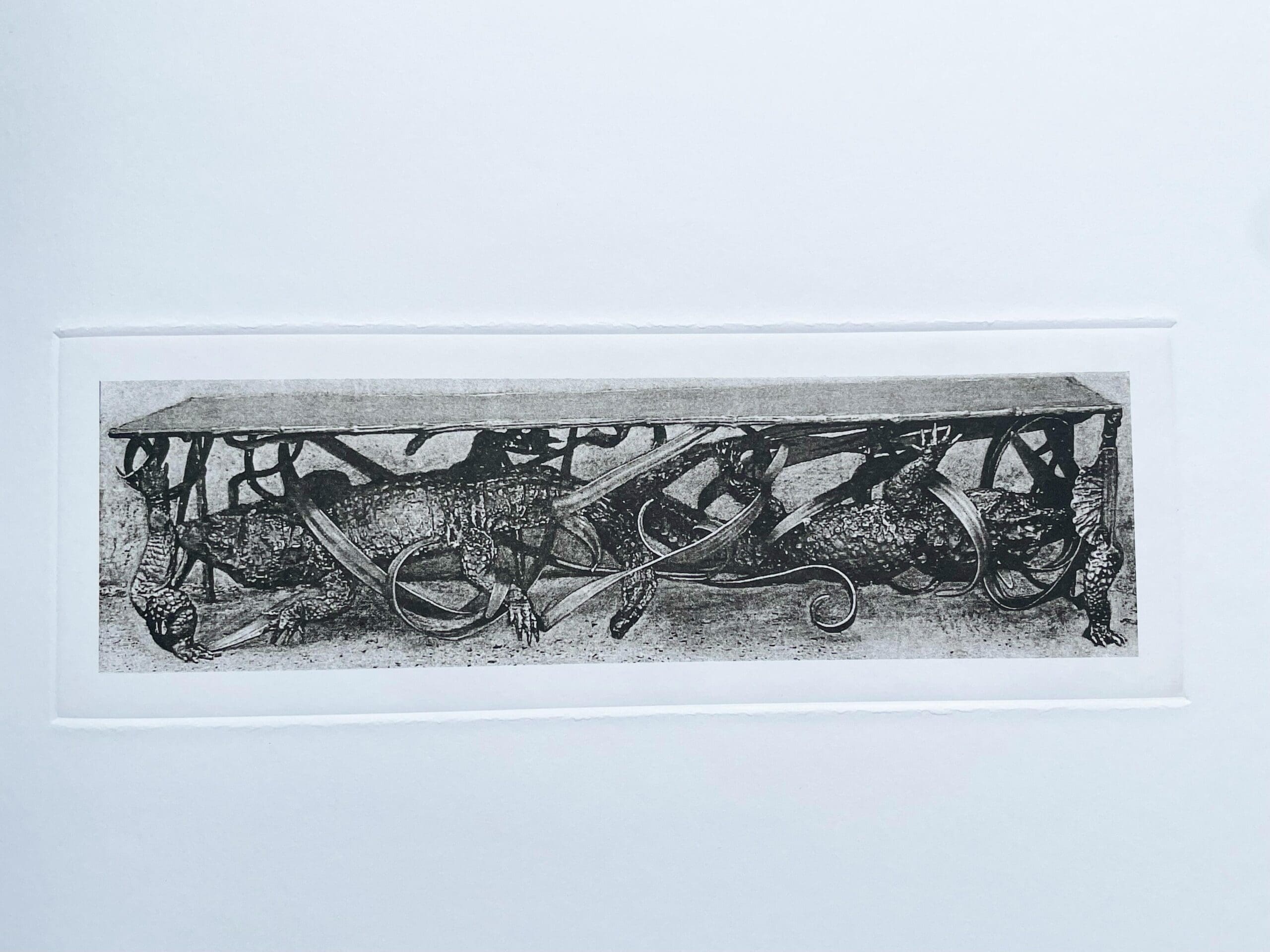 Estampe Claude Lalanne – La Société des Crocodiles – Édition Limitée 2005