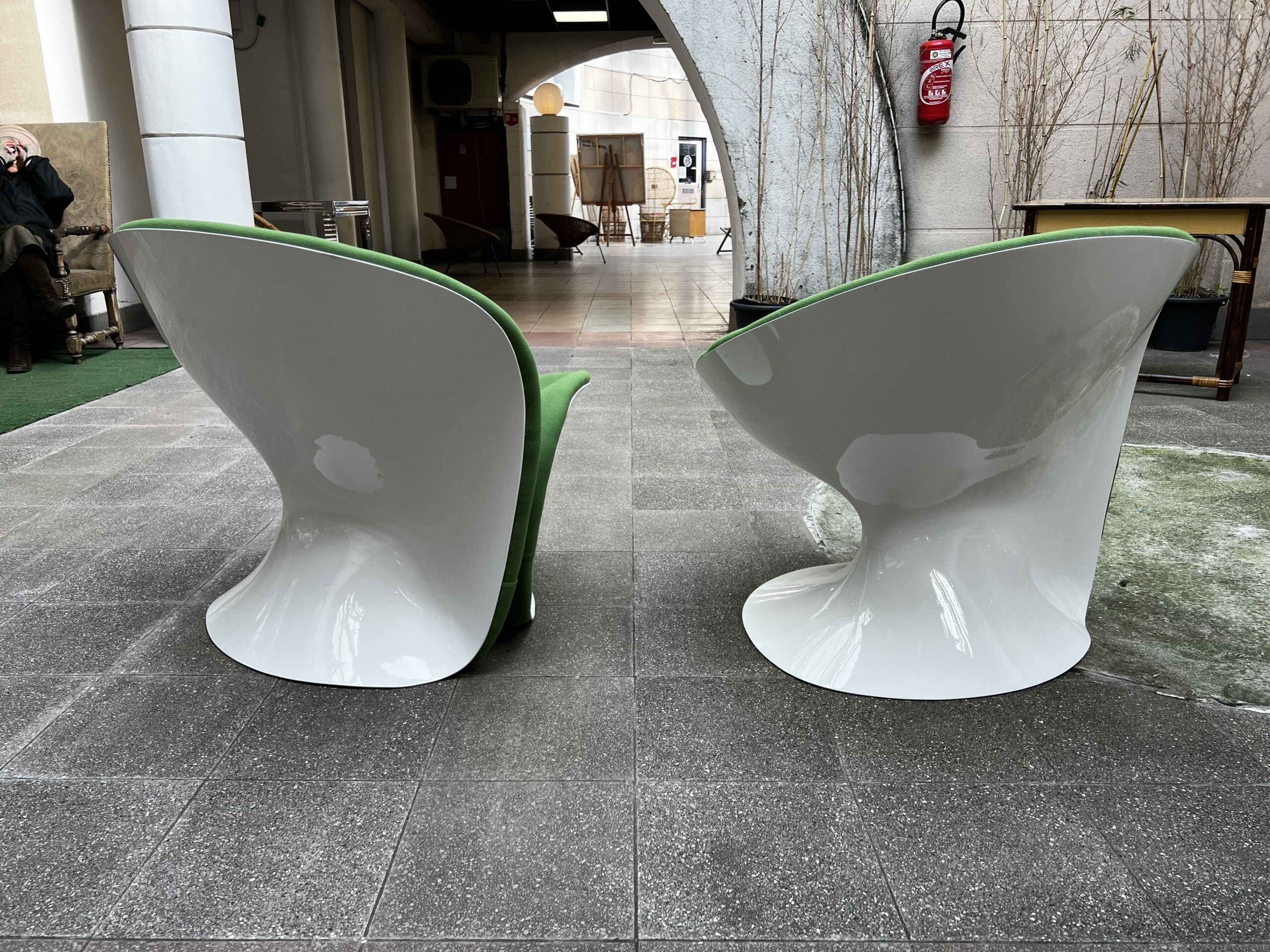 Fauteuil Girolle Jean-Pierre Laporte, Édition Thonet (1970) – Design Space Age Vintage