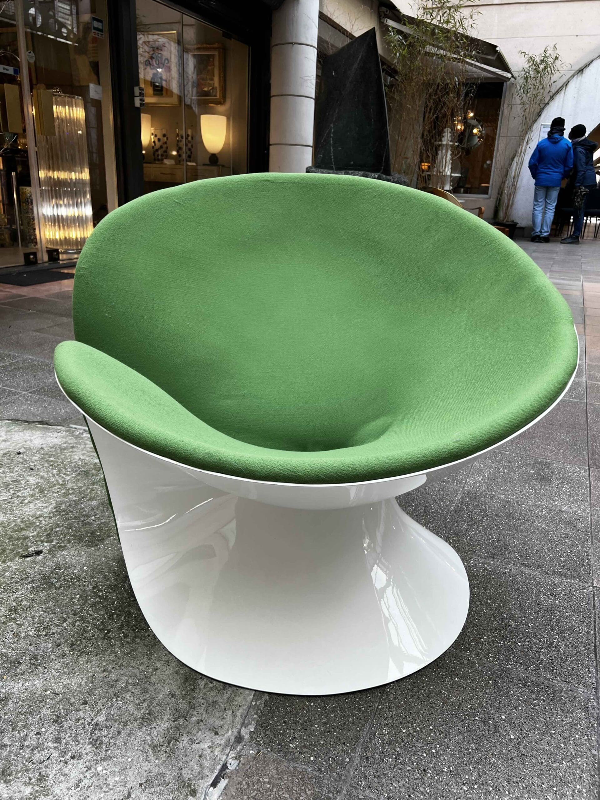 Fauteuil Girolle Jean-Pierre Laporte, Édition Thonet (1970) – Design Space Age Vintage