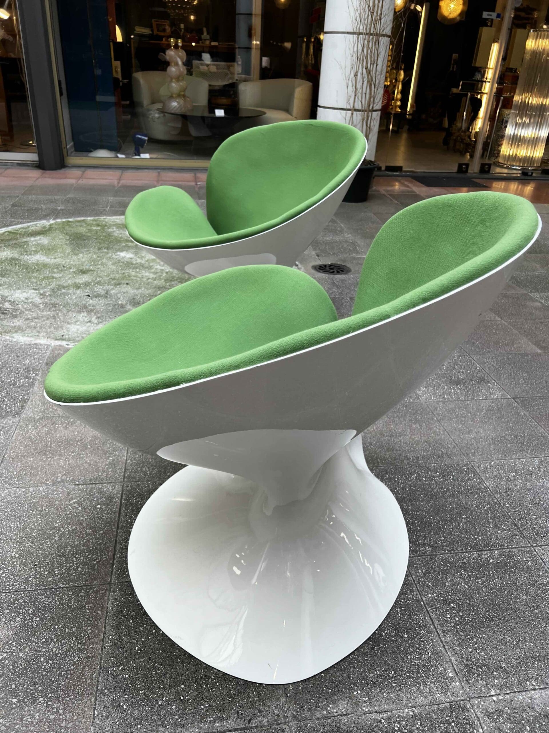 Fauteuil Girolle Jean-Pierre Laporte, Édition Thonet (1970) – Design Space Age Vintage