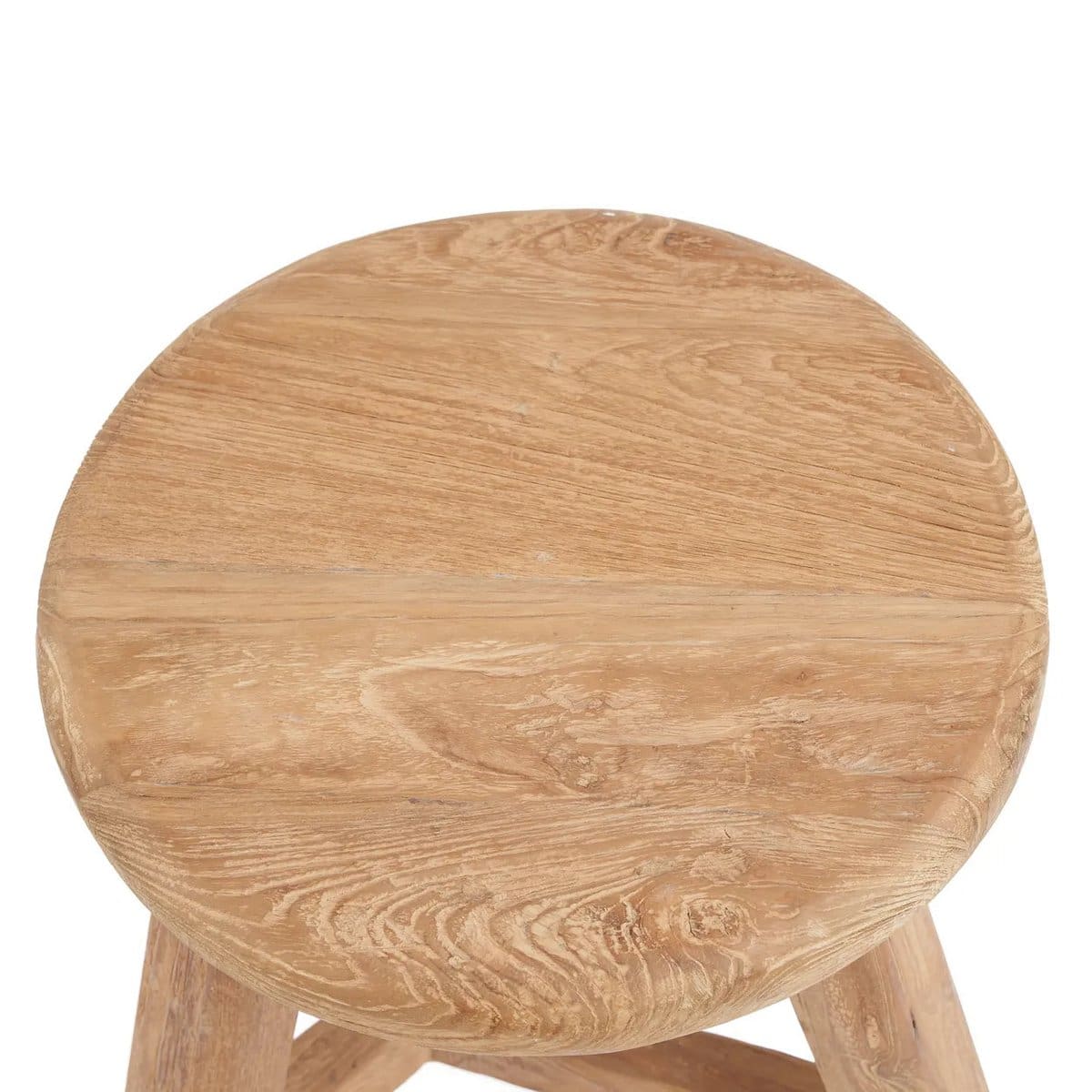 Teck authentique – Siège sculptural en bois recyclé (création contemporaine)