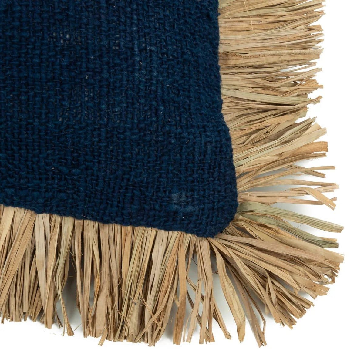 Housse de Coussin Saint Tropez – Bleu Naturel – 30×50