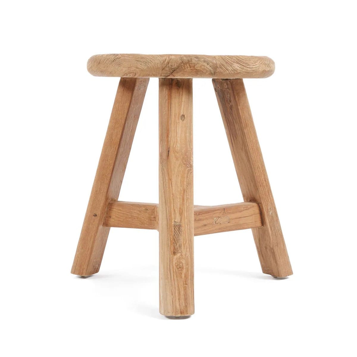 Teck authentique – Siège sculptural en bois recyclé (création contemporaine)