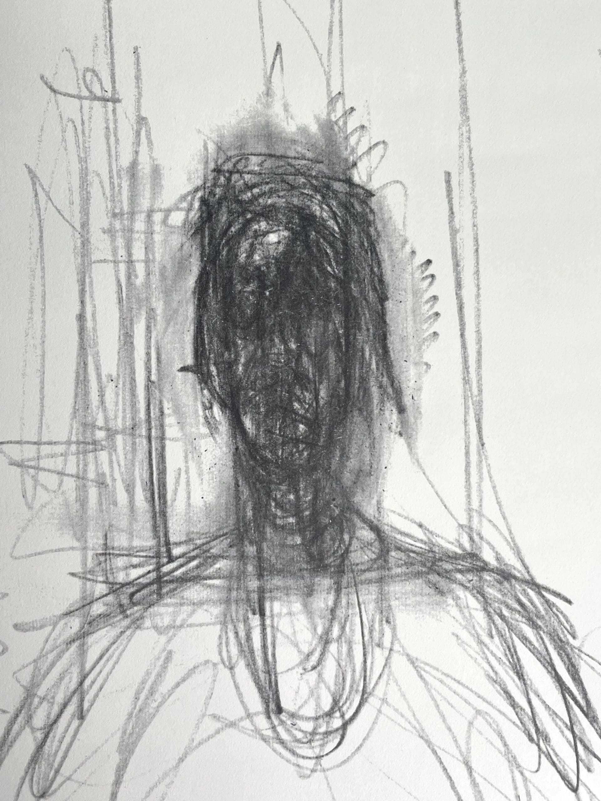 Affiche originale vintage Alberto Giacometti – Dessins, Galerie Claude Bernard (1975)
