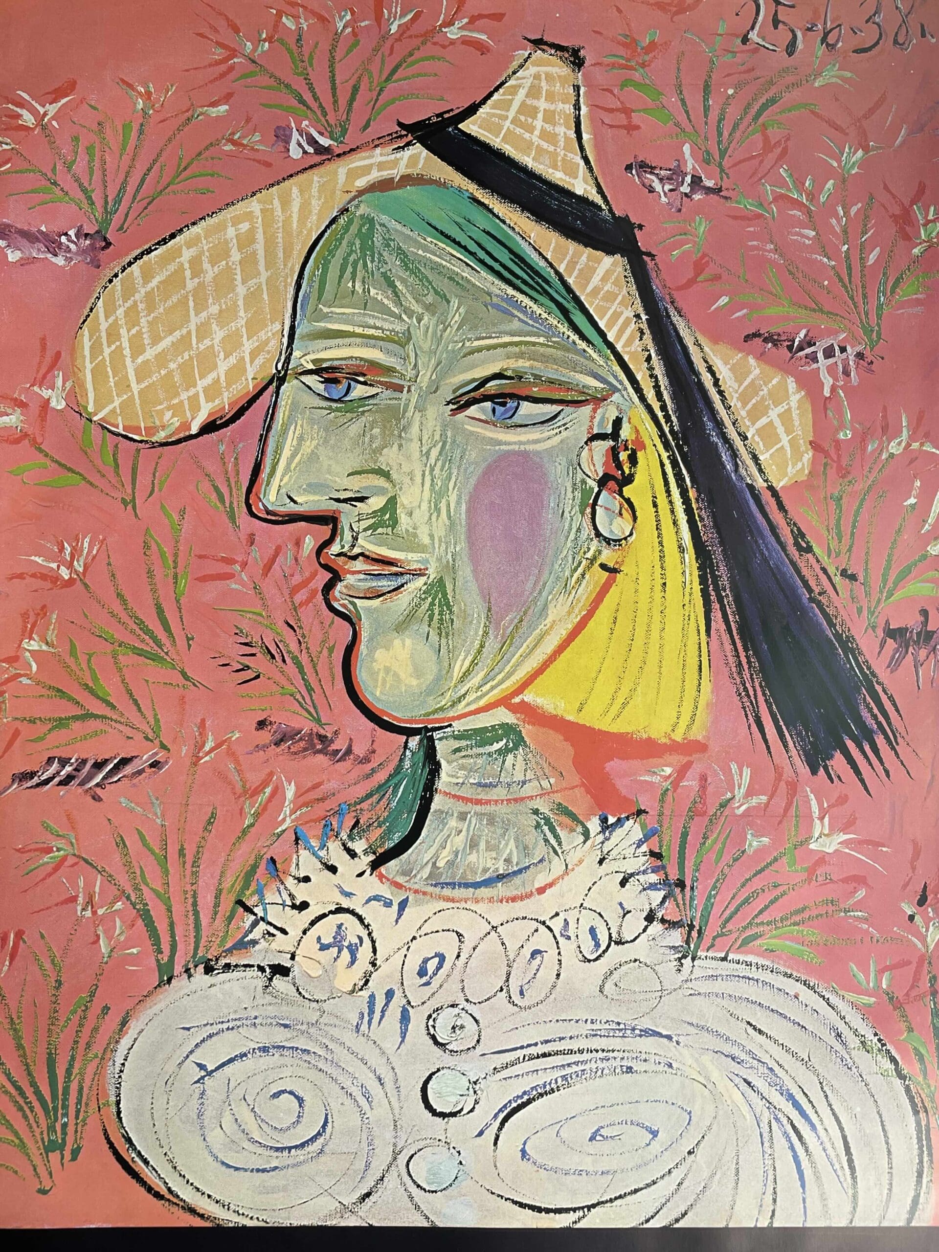 Affiche originale vintage Pablo Picasso – Peintures 1901-1971, Galerie Claude Bernard (1980)