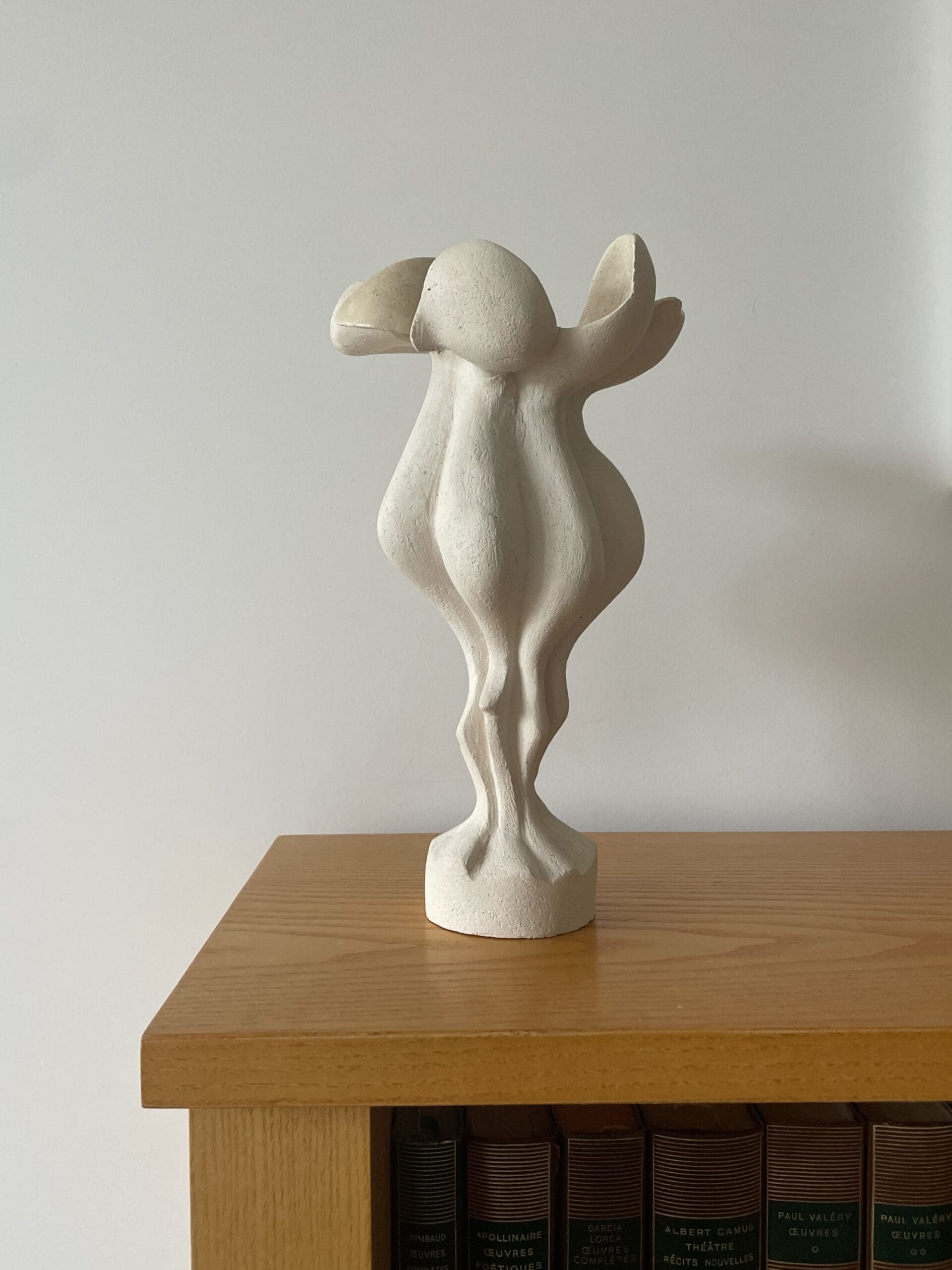 Vase-sculpture en grès chamotté 2  – Annick Bailly