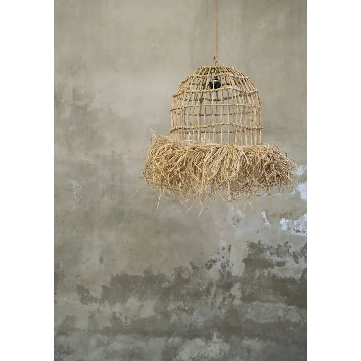 Suspension naturelle – Modèle Casita S en rotin et fibres sauvages d’Indonésie