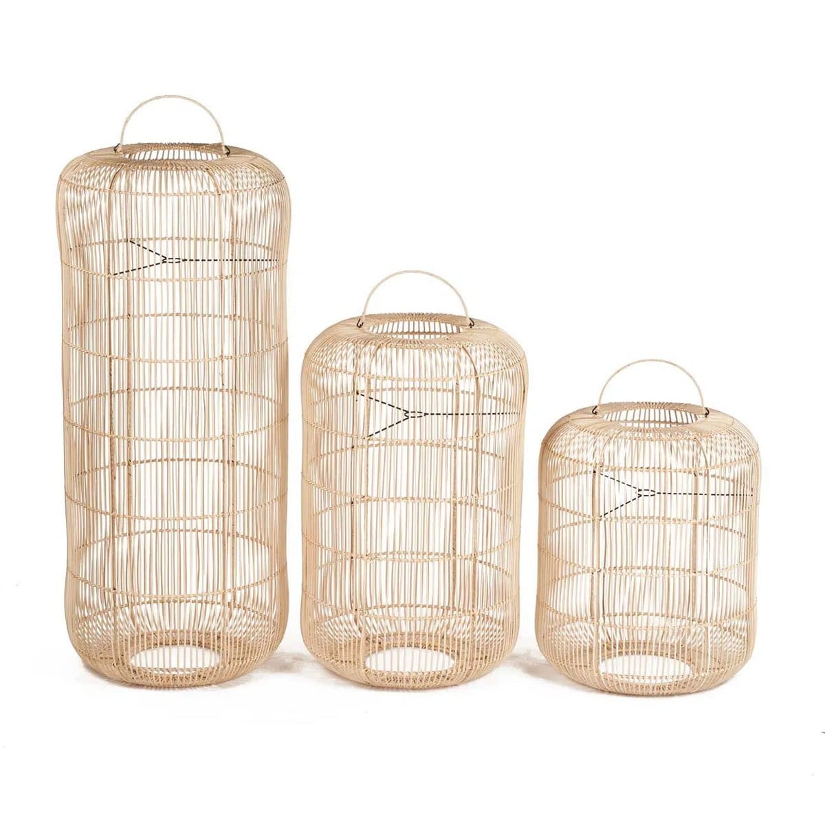 Luminaire suspendu artisanal – Rotin tressé à la main, esprit chaleureux et naturel – M