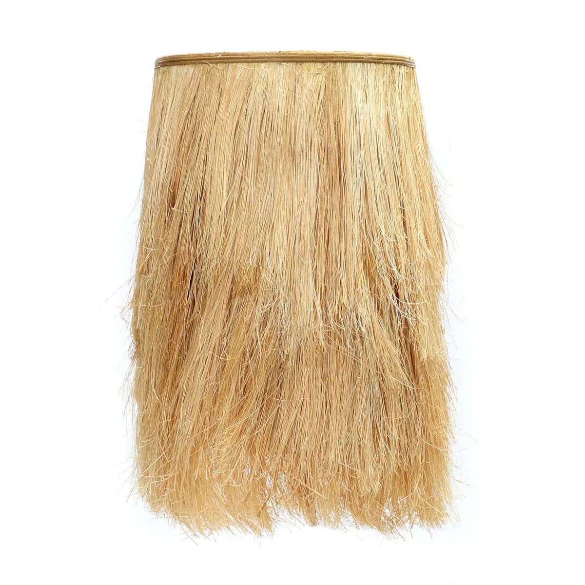 Applique bohème en abaca tressé – Création murale naturelle, taille S, fait main