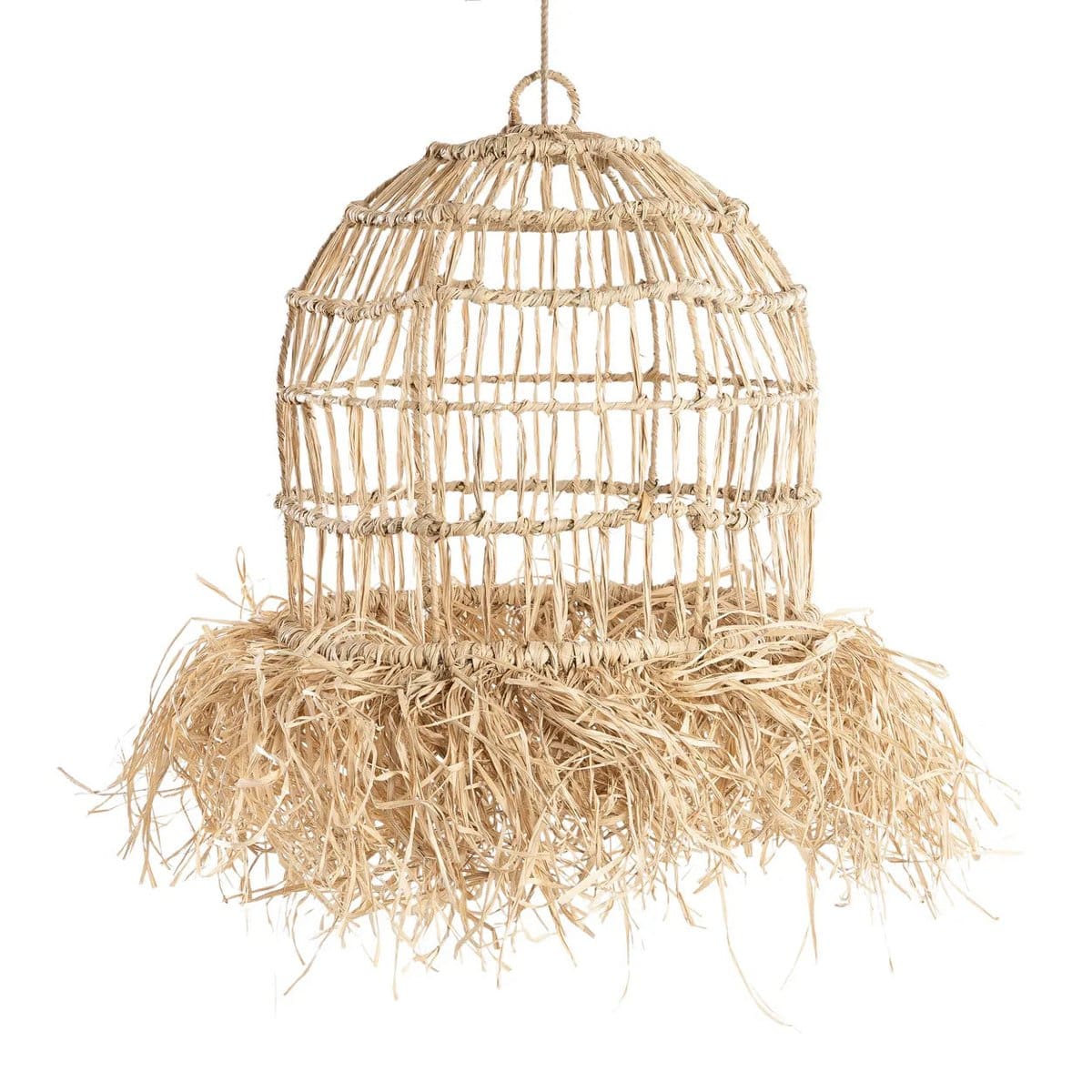 Suspension naturelle – Modèle Casita S en rotin et fibres sauvages d’Indonésie