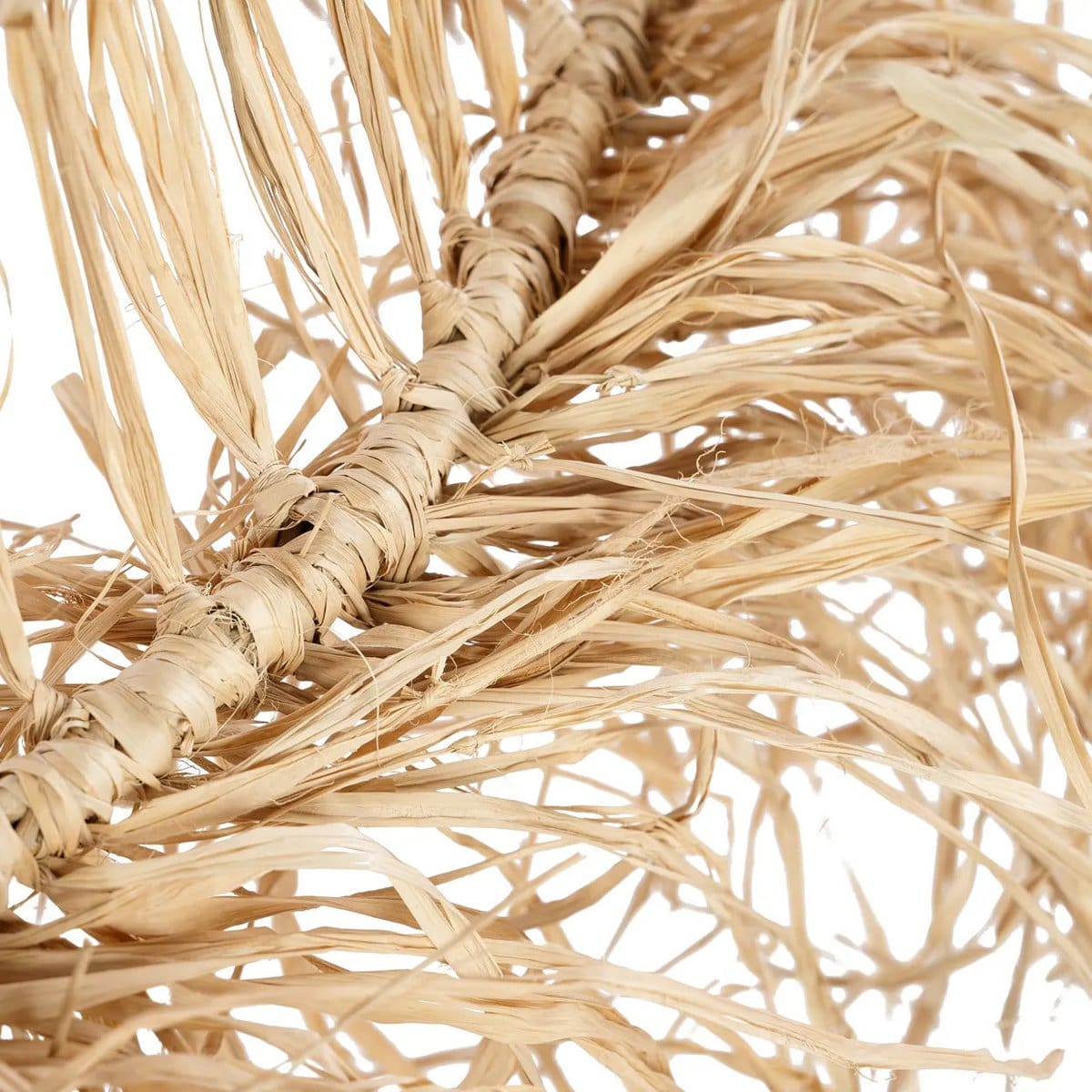 Suspension en fibres naturelles – Casita Naturel L, création artisanale neuve d’Indonésie