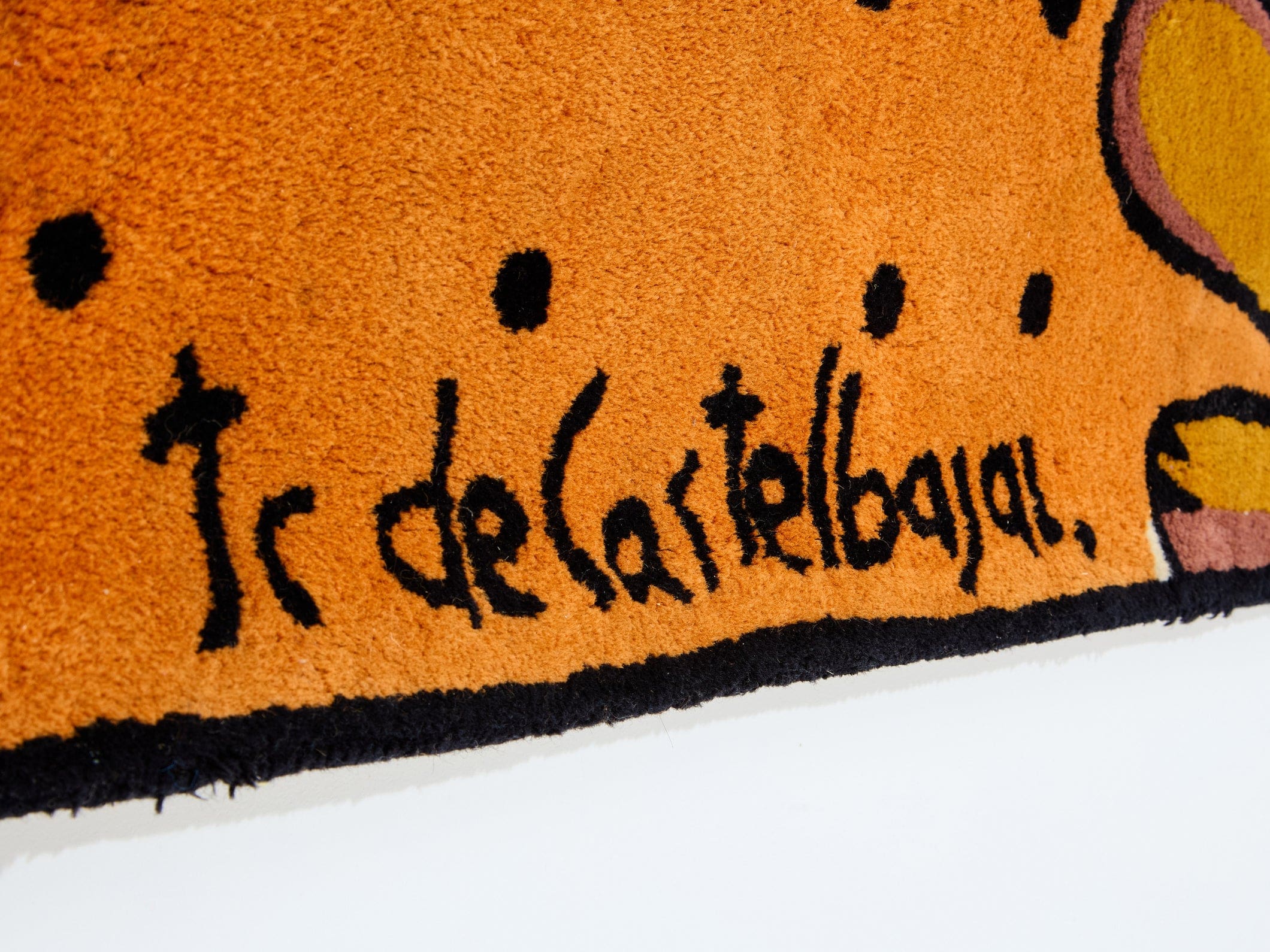 Tapis Jean-Charles de Castelbajac “Desert Bar” en laine tuftée, 1985