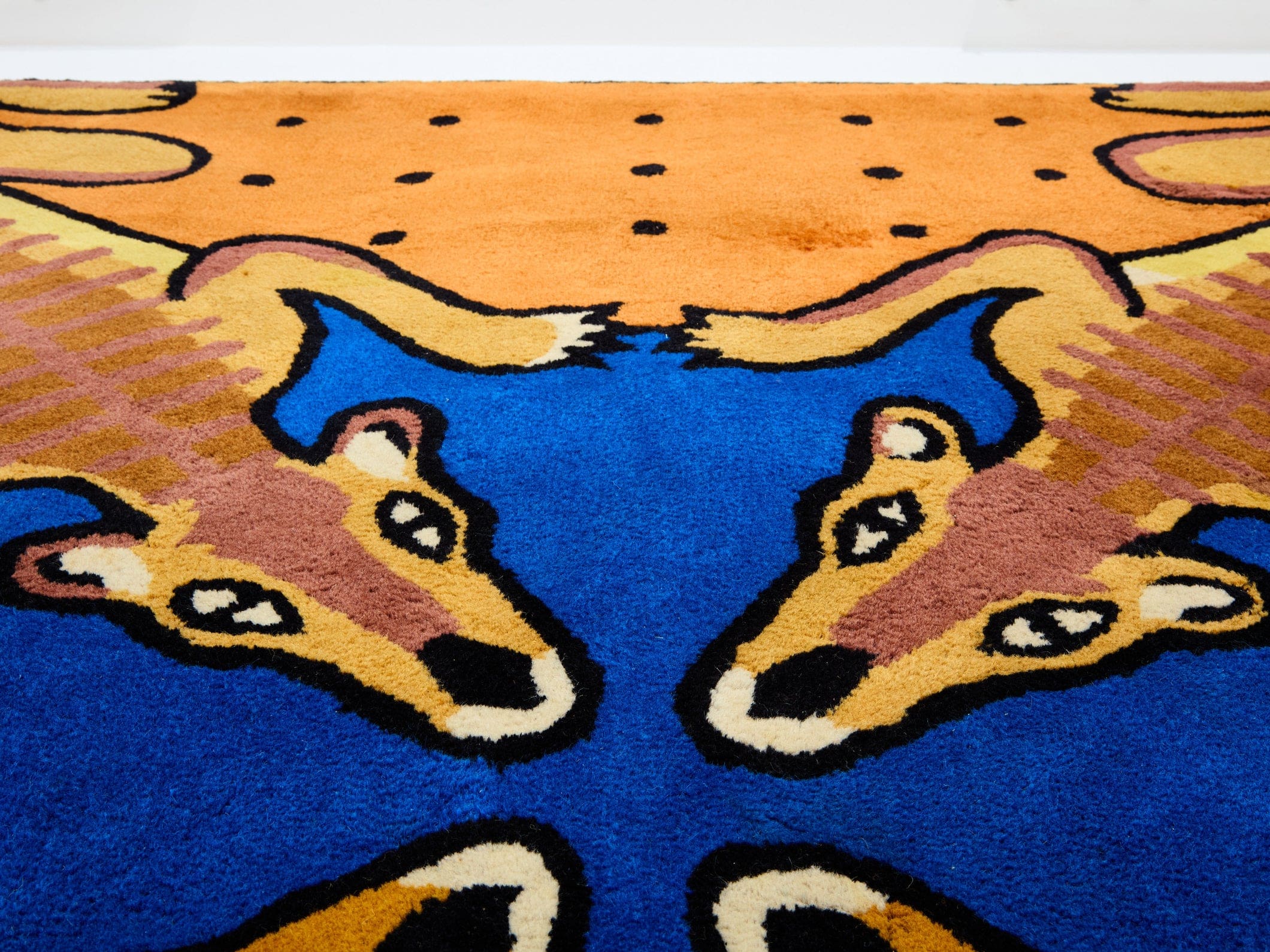 Tapis Jean-Charles de Castelbajac “Desert Bar” en laine tuftée, 1985