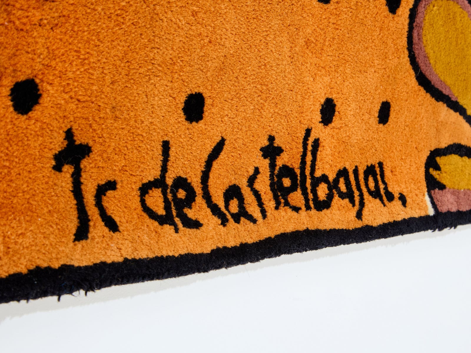 Tapis Jean-Charles de Castelbajac “Desert Bar” en laine tuftée, 1985