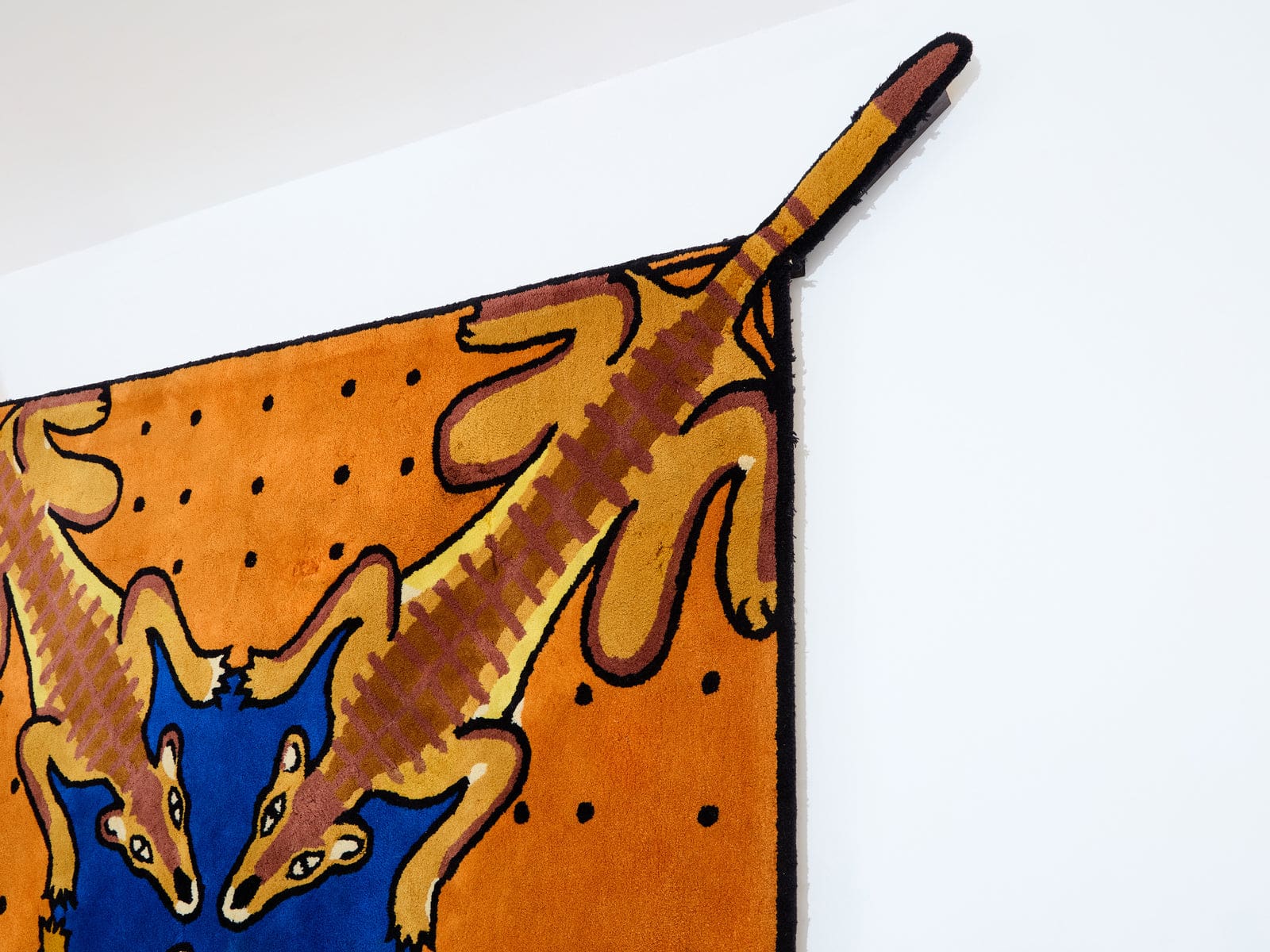 Tapis Jean-Charles de Castelbajac “Desert Bar” en laine tuftée, 1985