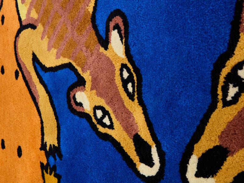 Tapis Jean-Charles de Castelbajac “Desert Bar” en laine tuftée, 1985