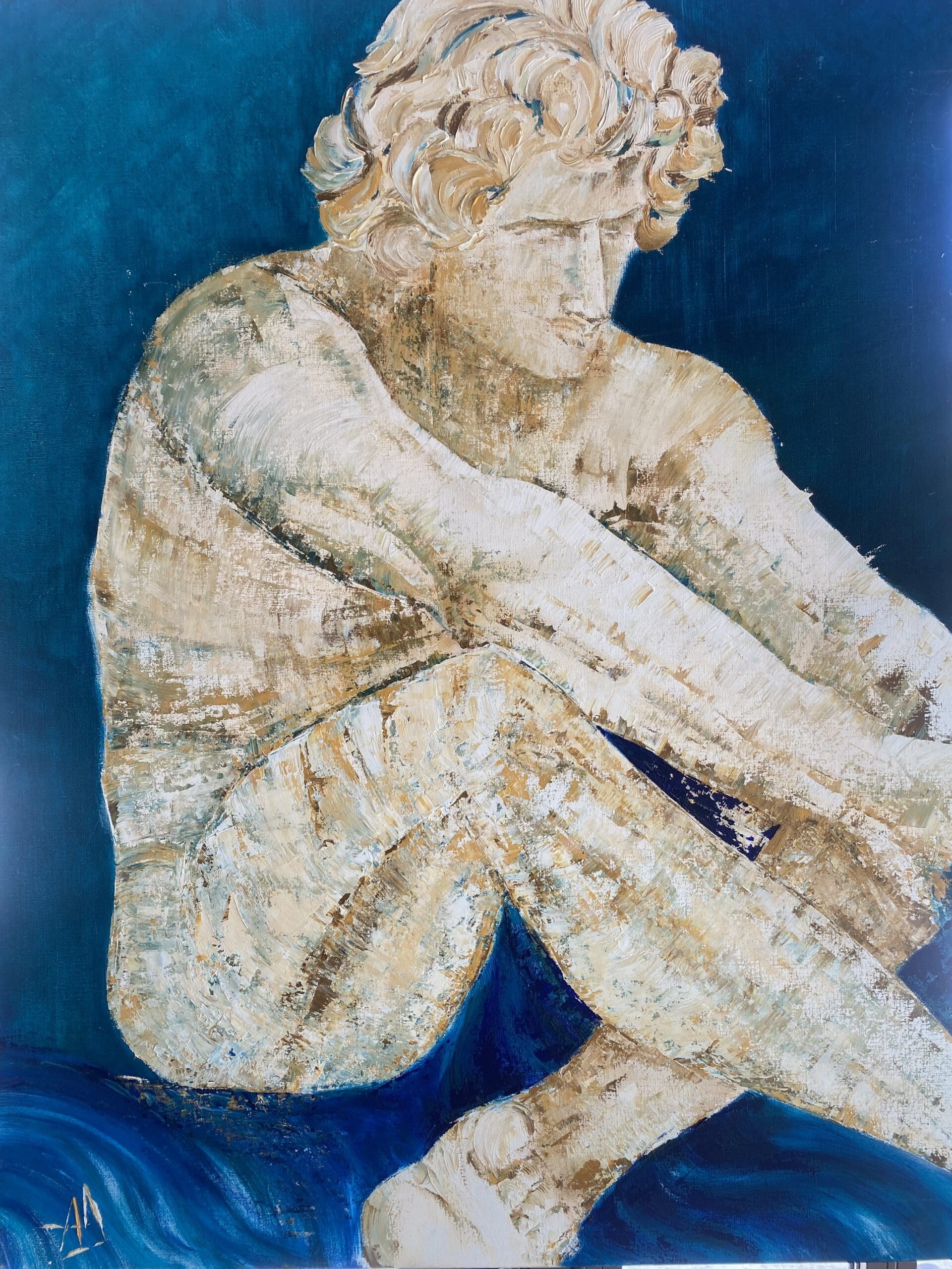 Tableau Agnès Delettre – Acrylique sur toile – Sans titre – Circa 2020