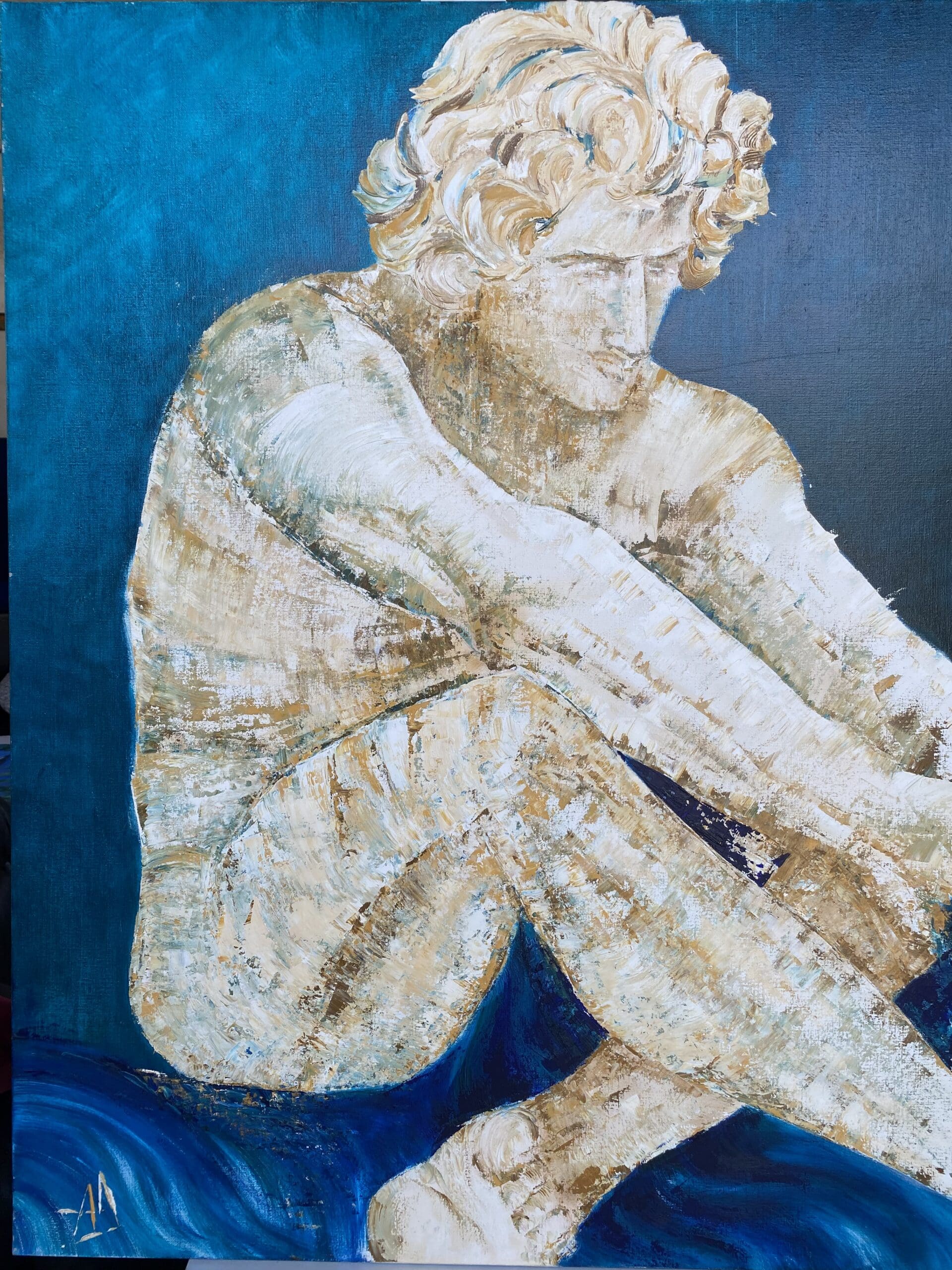 Tableau Agnès Delettre – Acrylique sur toile – Sans titre – Circa 2020