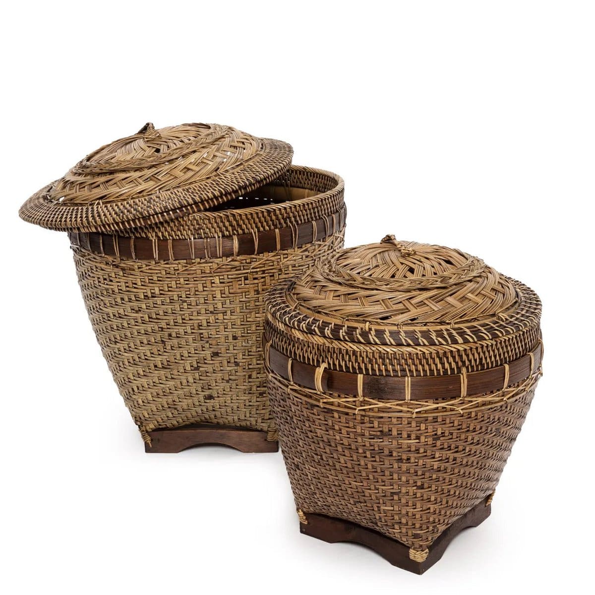 Le Panier de Rangement Colonial – Brun Naturel – L