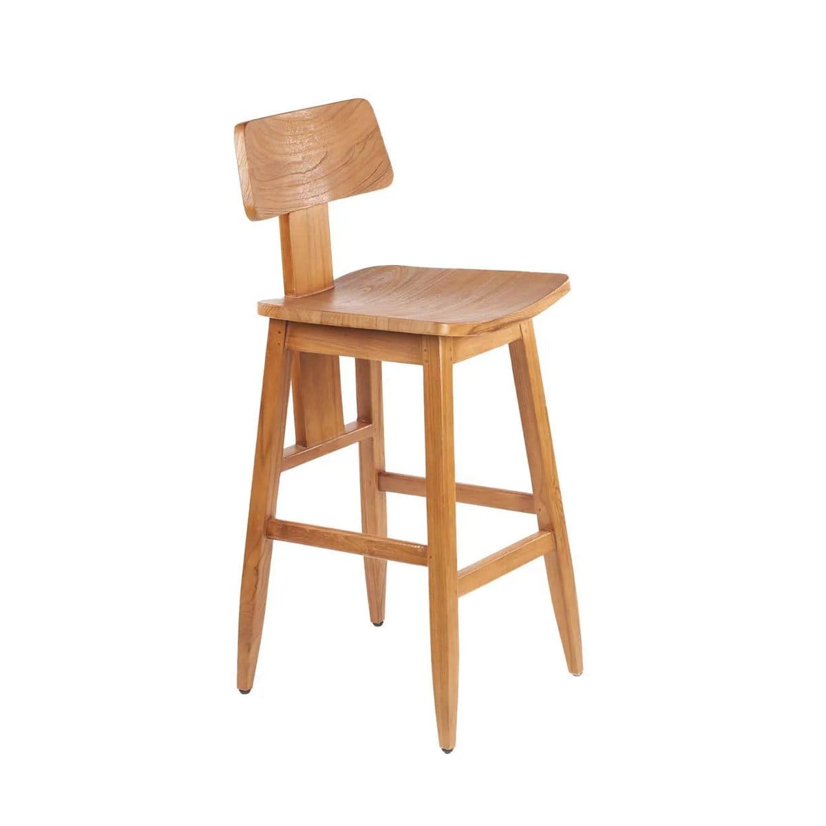 Tabouret de bar en bois naturel – Design Lovya 109 cm (pièce neuve)