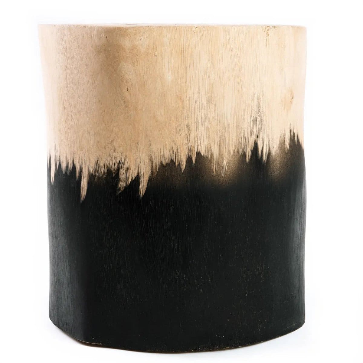 Tabouret design Morocho – Bois de suar sculpté à la main (pièce neuve)